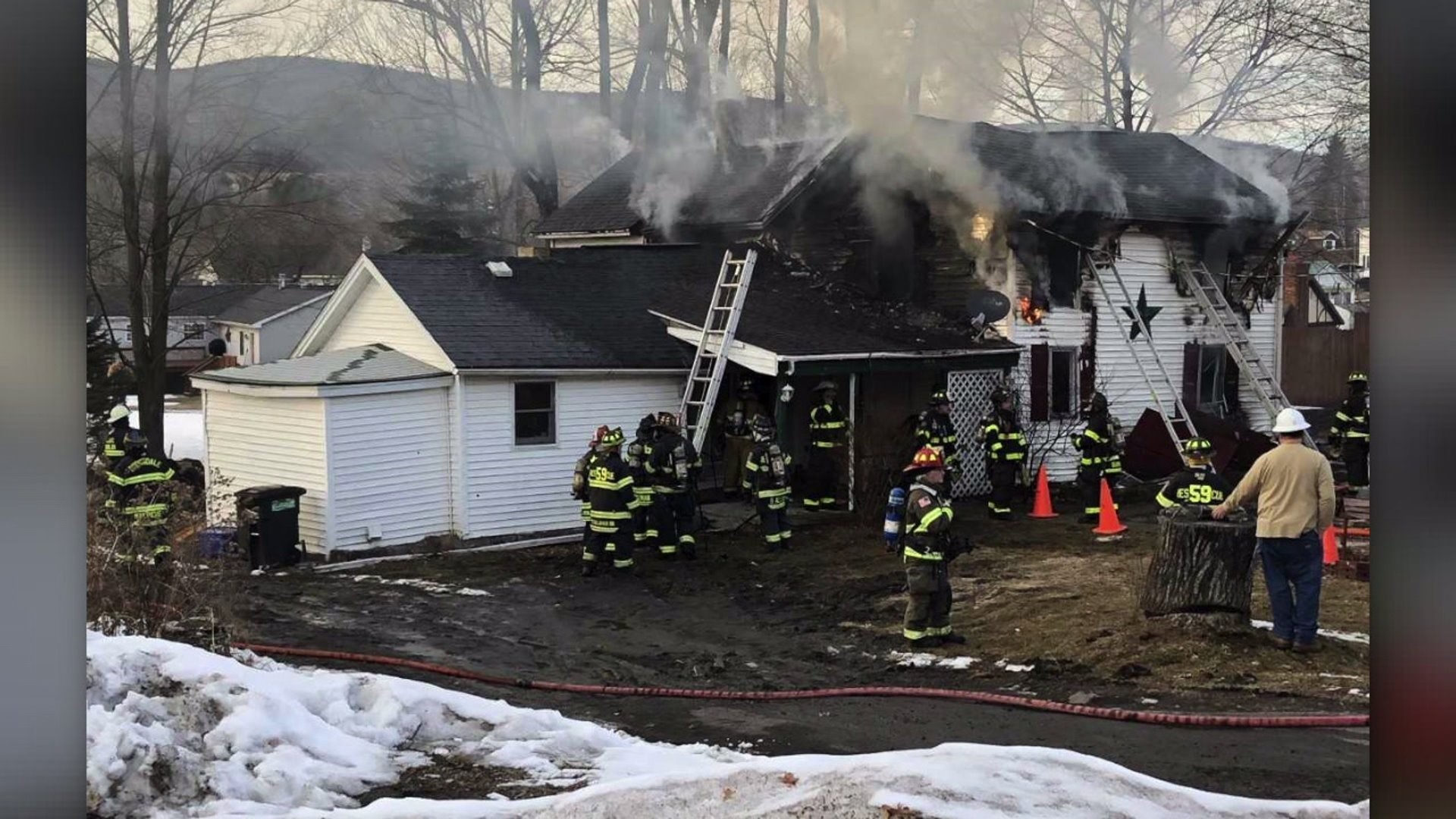 Firefighter Injured After House Fire Near Carbondale | Wnep.com