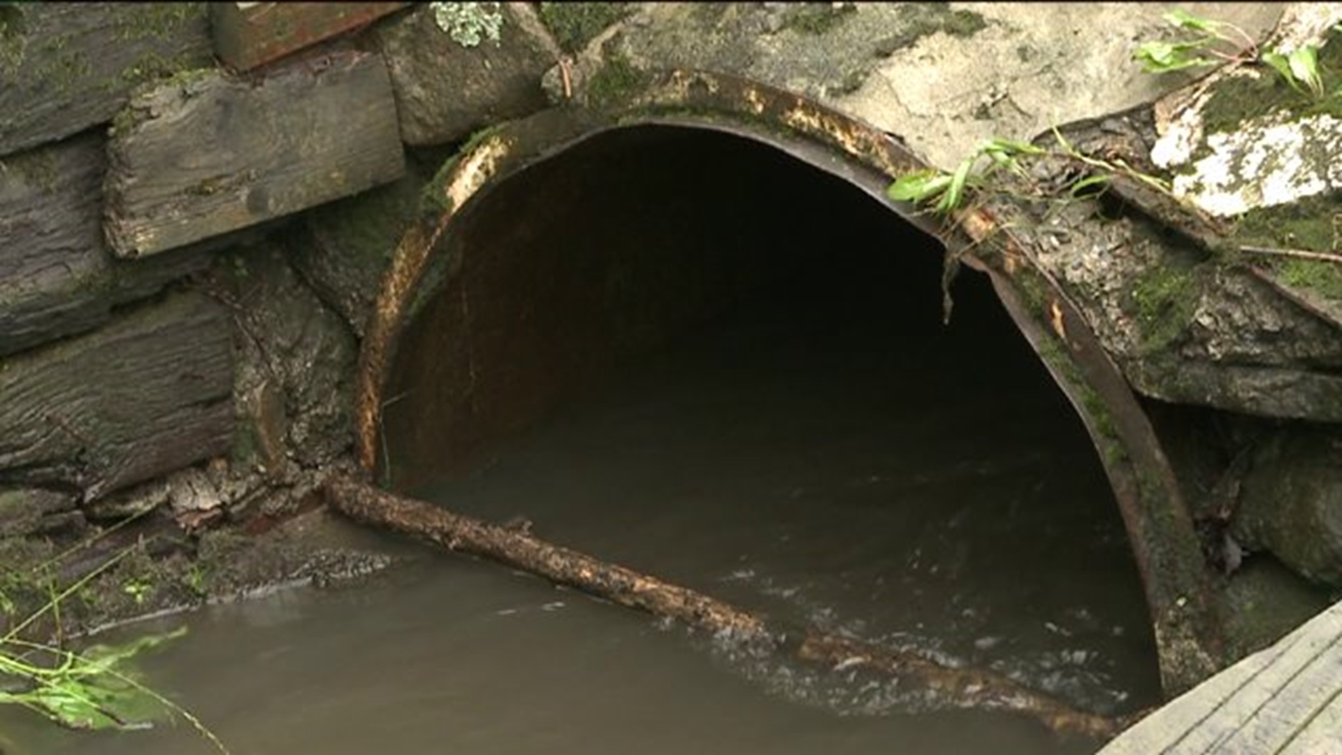 Girl Swept Into Drainage Pipe After Rain Storm