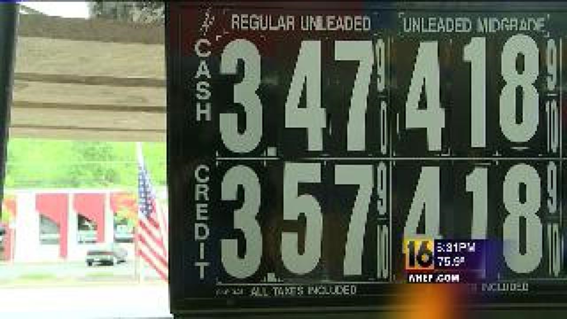 Gasoline Prices Vary for Holiday Travel