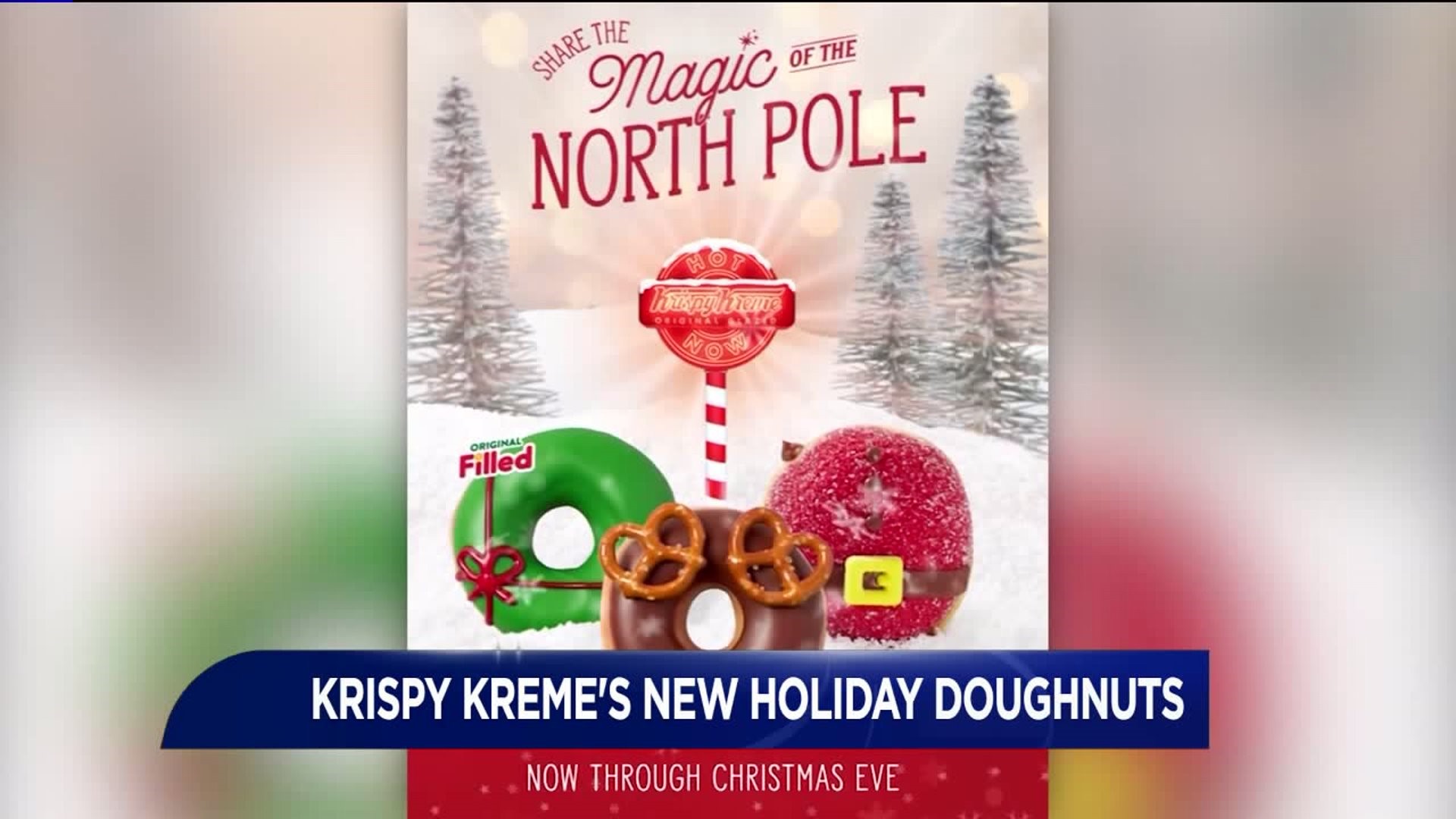 Three New Holiday-Inspired Doughnuts Available at Krispy Kreme