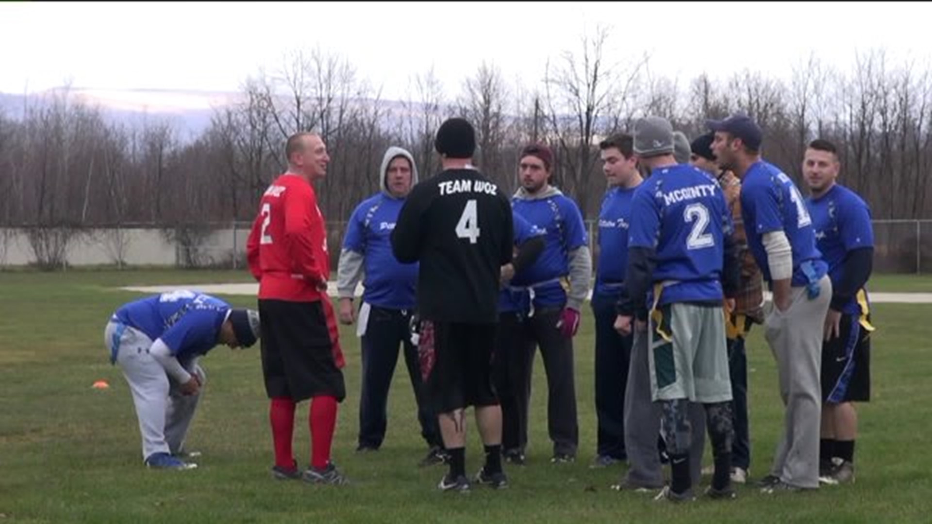 Firefighters' Football Game Raises Money to Buy Christmas Presents for Children
