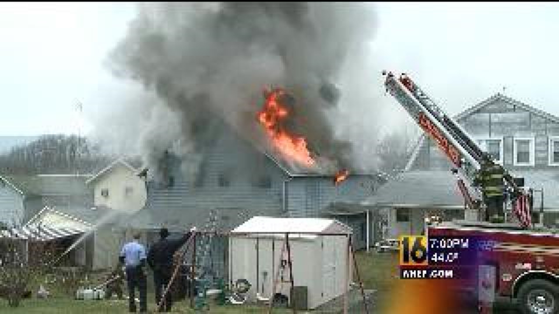 Hughestown Home Destroyed In Blaze