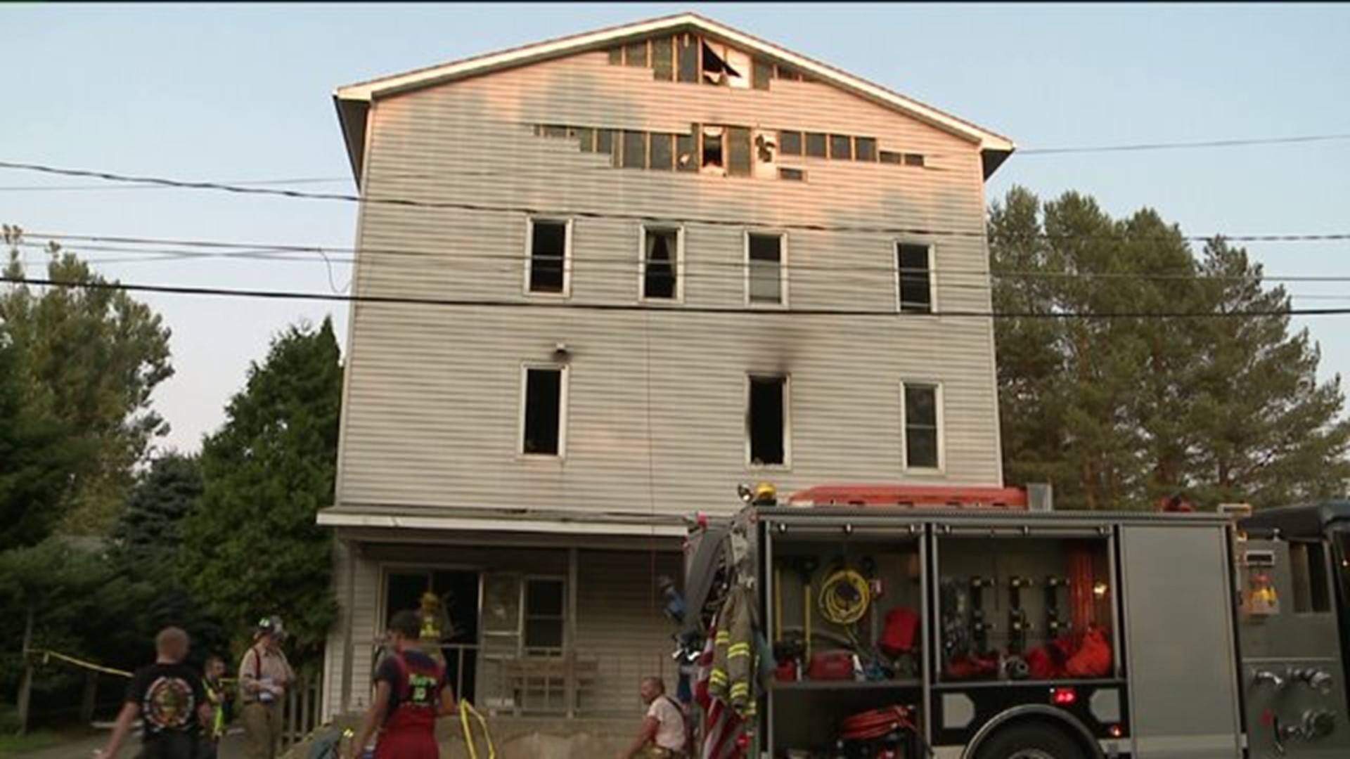 Six Families Forced out by Fire