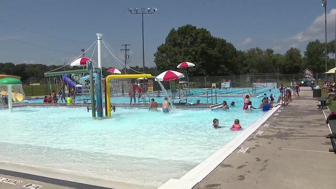Cooling off at Dansbury Park Pool