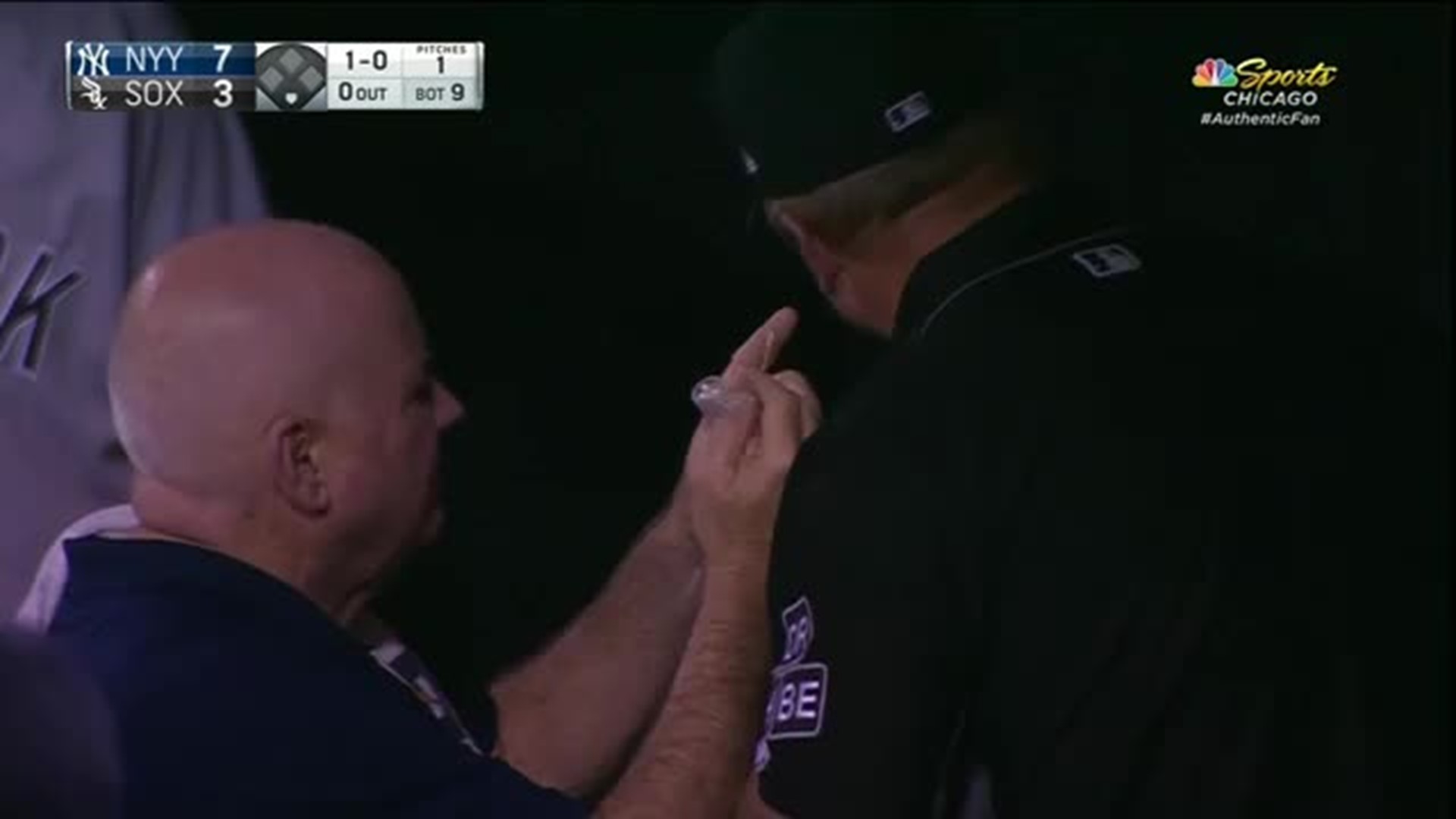 Umpire Pulls Live Moth Out of Ear