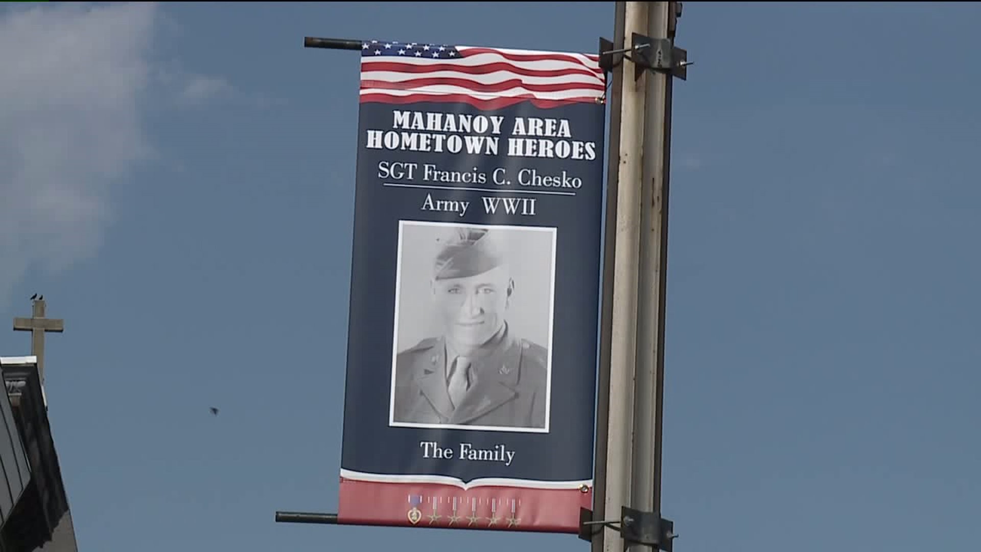 Banners Honor Hometown Heroes in Mahanoy City