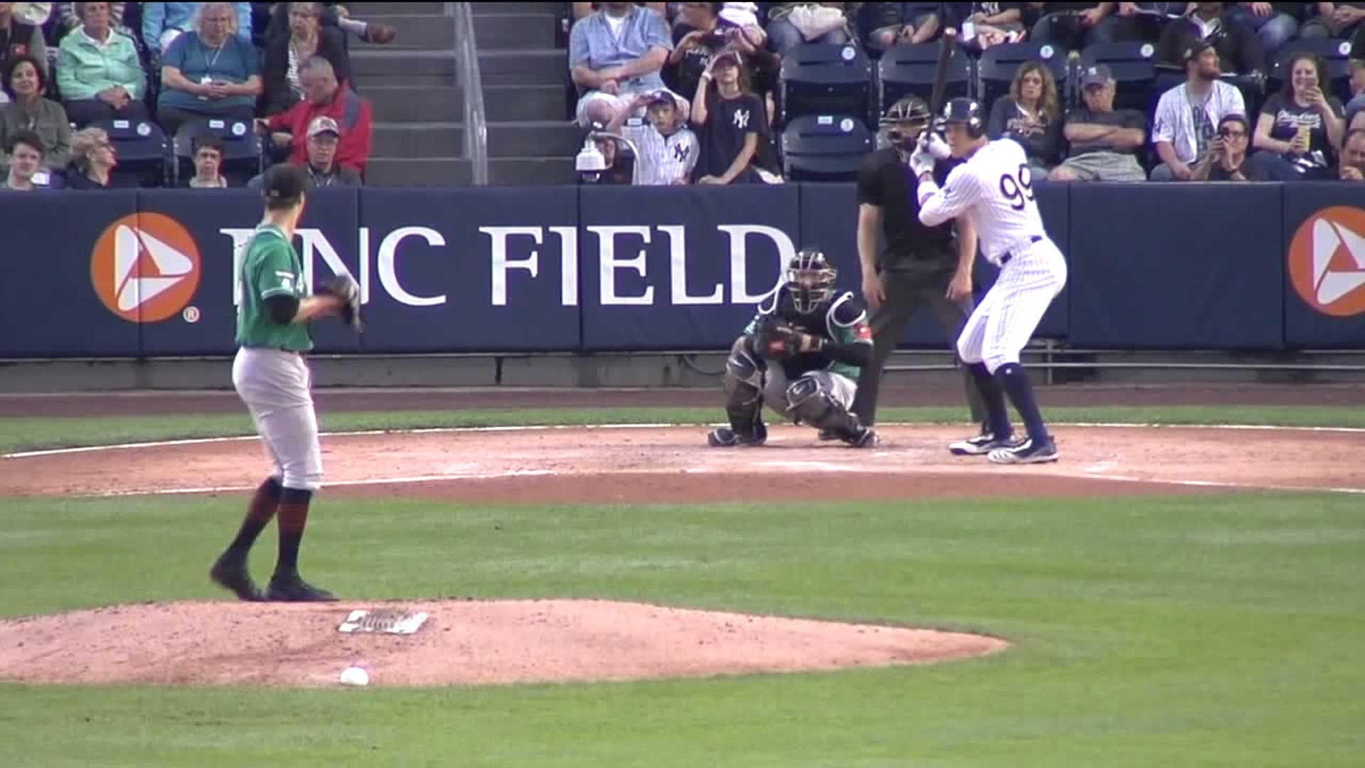 Fans Pack PNC Field to Watch Yankees Slugger Aaron Judge