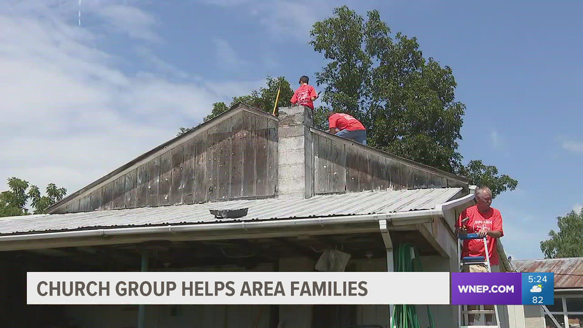 Selinsgrove Church of the Nazarene is holding a mission trip this week and fixing up nearly 30 properties.