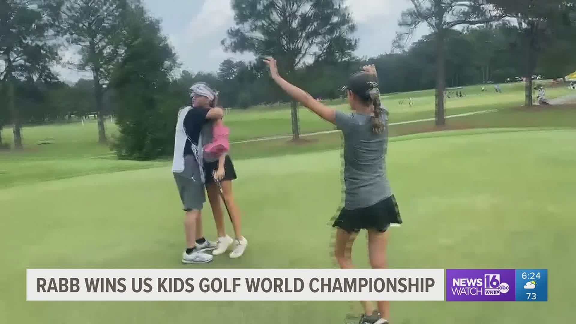Hannah Rabb Wins US Kids Golf World Championship