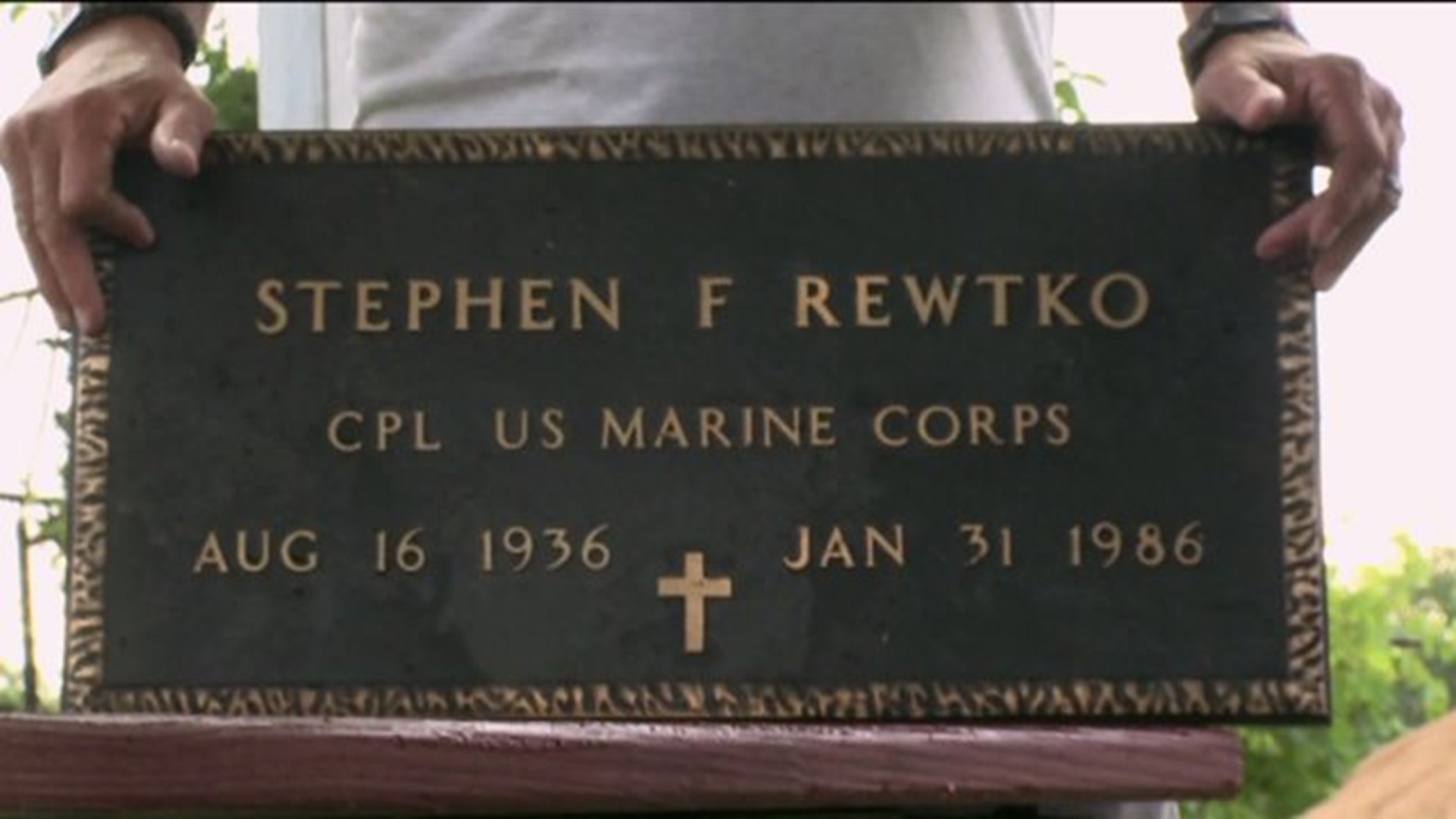 Man Turns to Social Media After Finding Marine Grave Marker While Cleaning House
