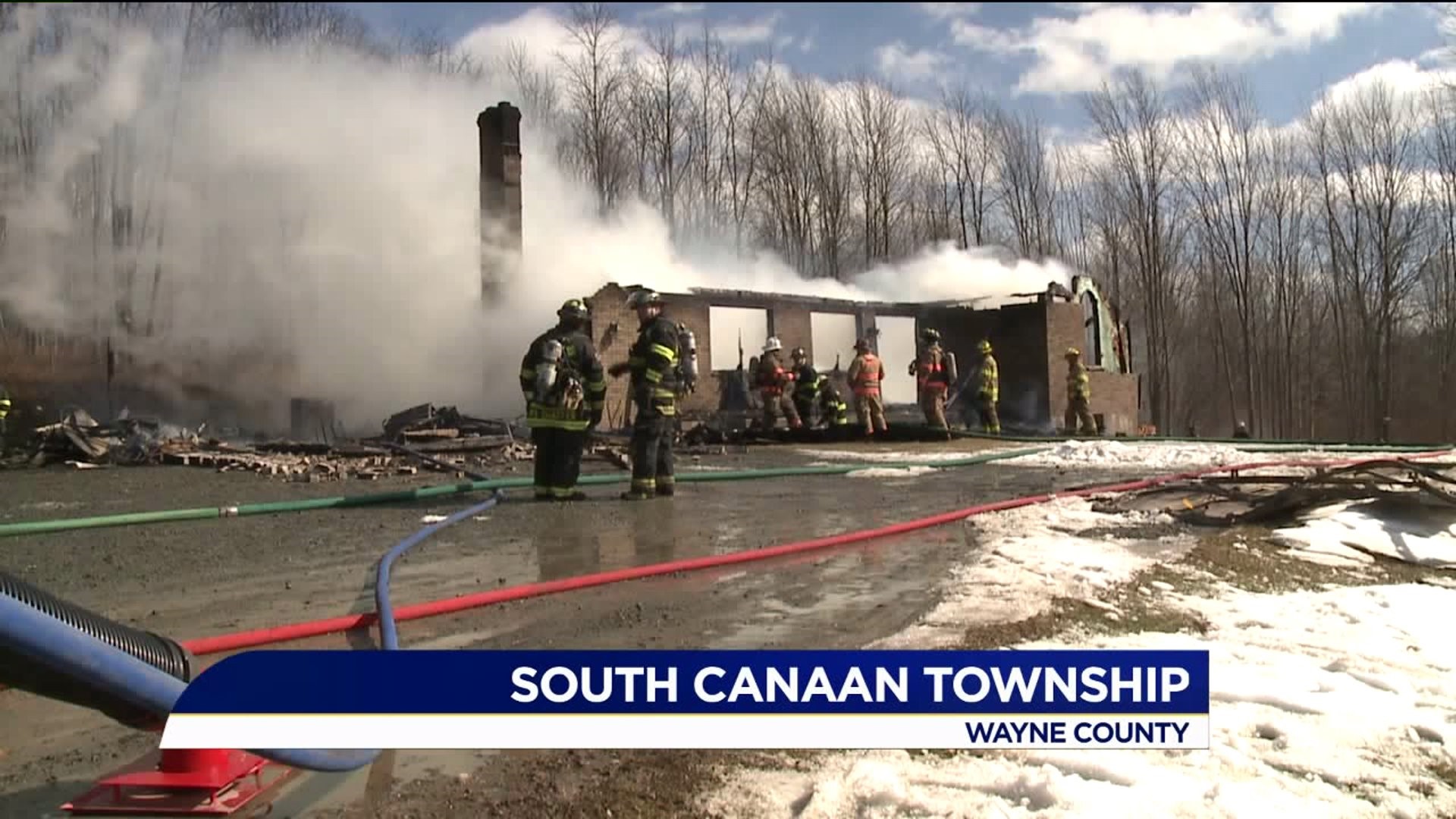 Windy Day and Hot Ashes to Blame for Wayne County Fire