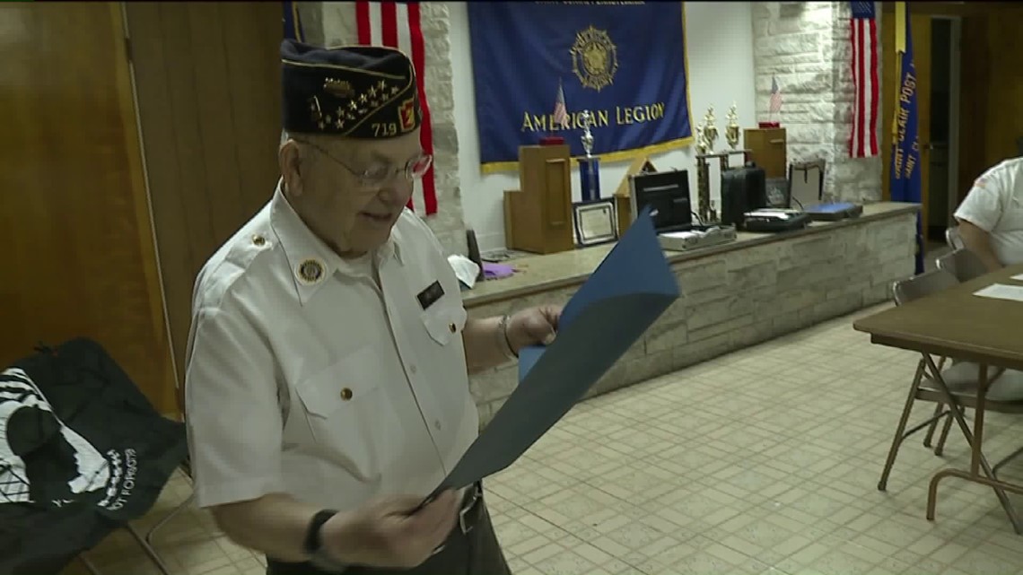 WWII Veteran Honored by American Legion