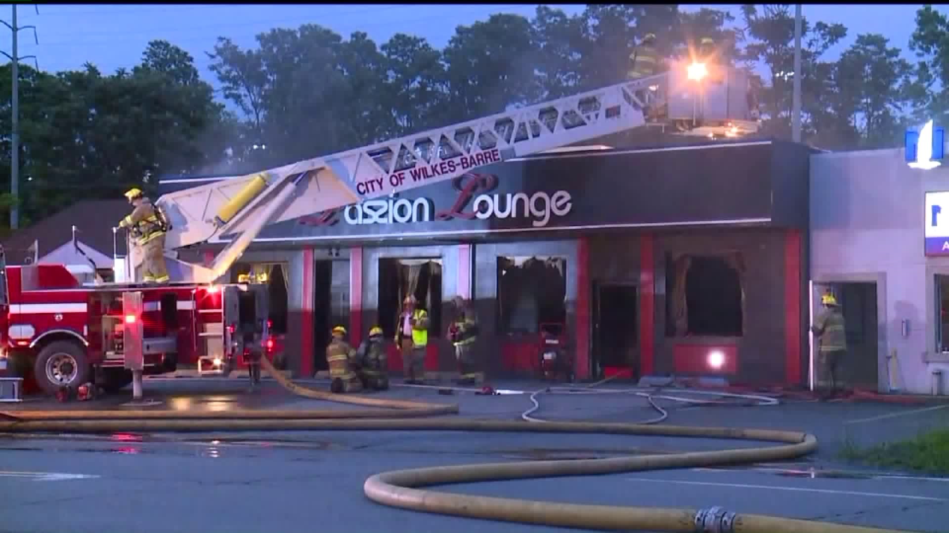 Fire Guts the Passion Lounge in Luzerne County
