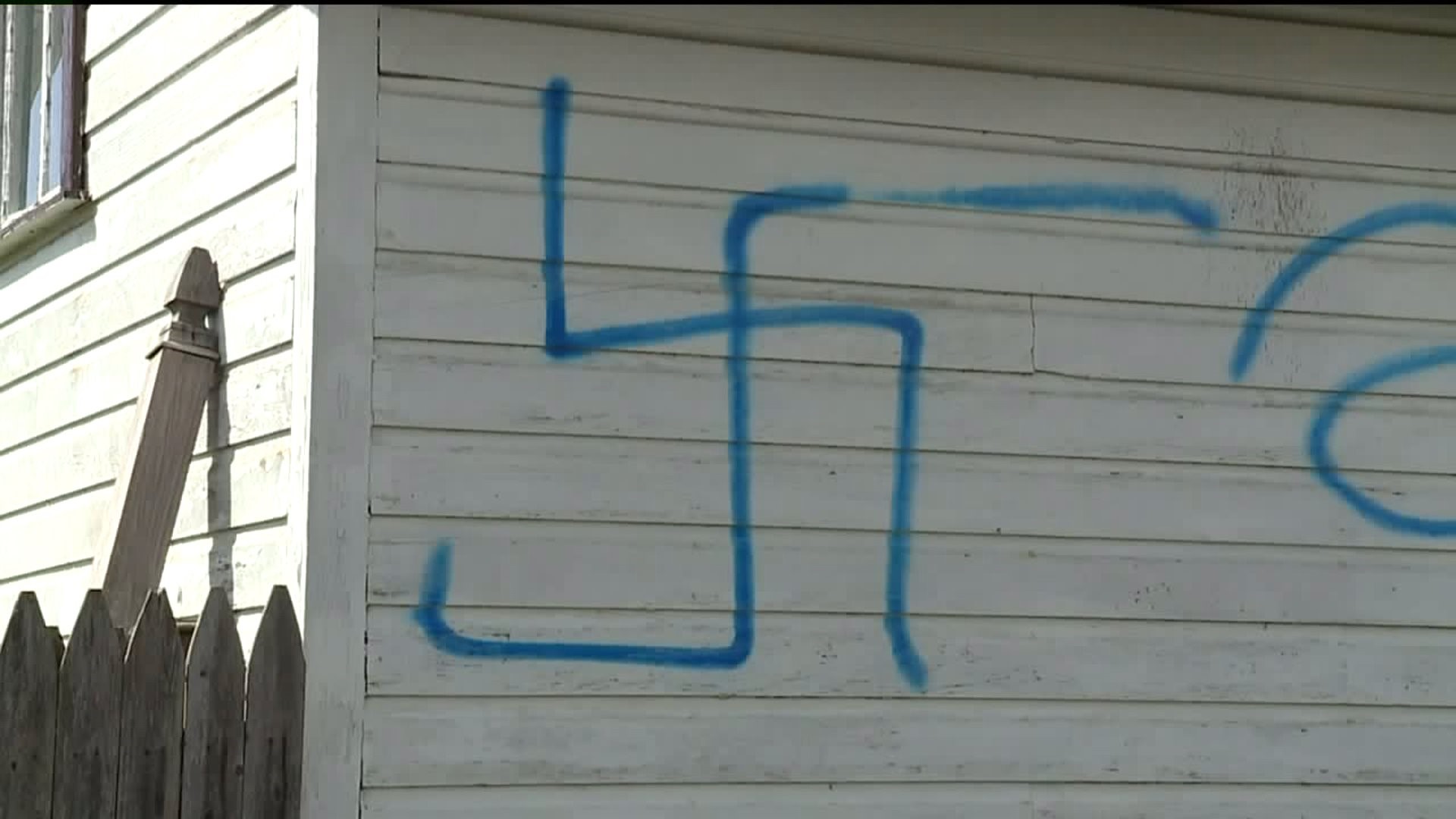 Swastikas Spray-painted on Buildings in Milton