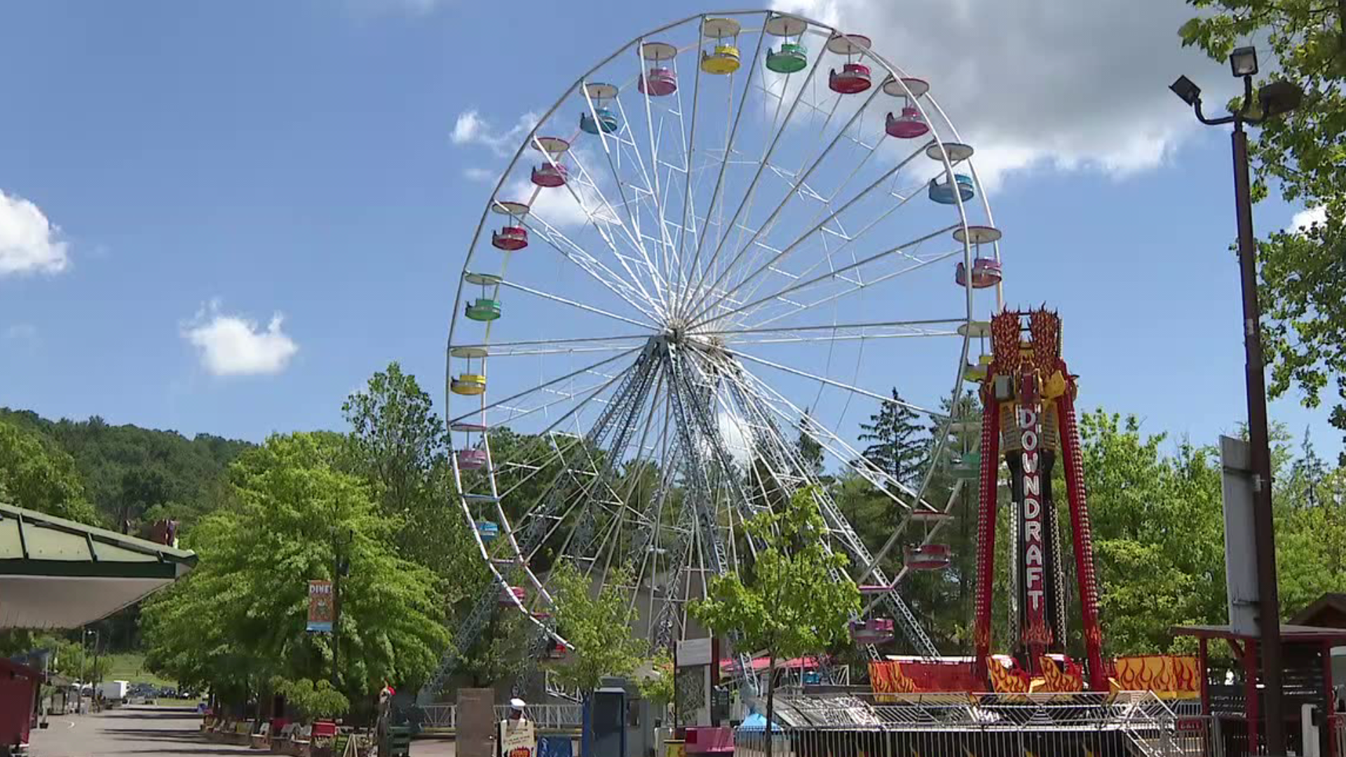 The amusement park opens for the season on Wednesday.