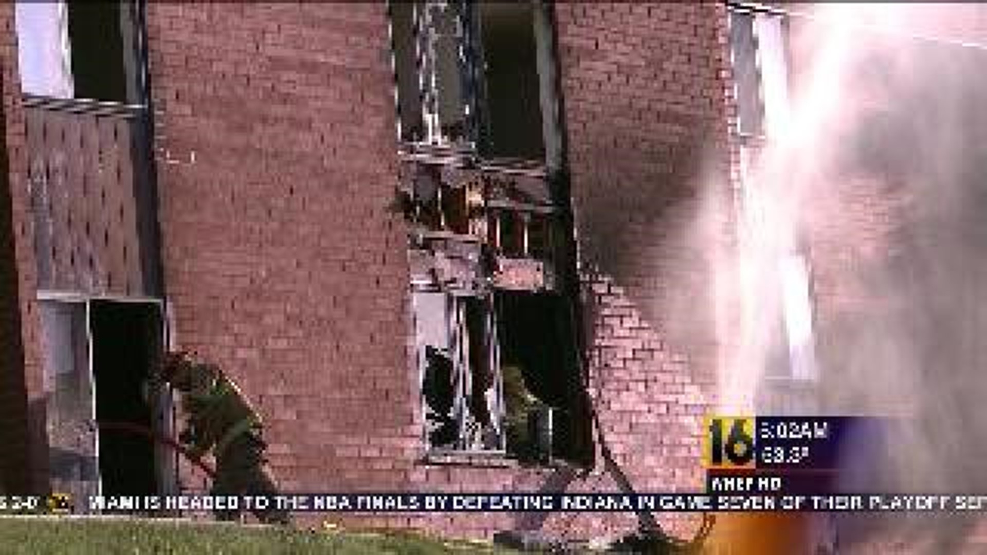 Dozens of People Forced Out After Apartment Complex Fire