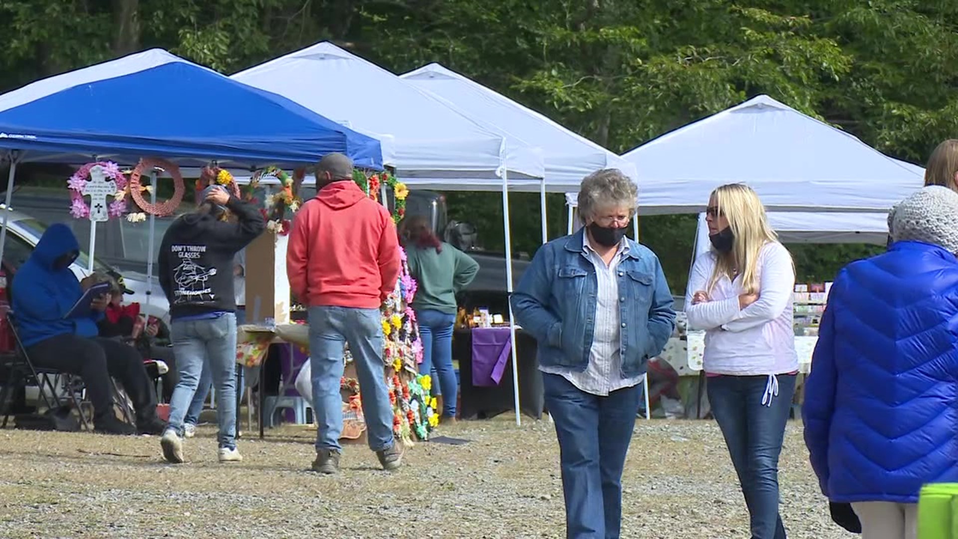 More than 70 vendors sold their homemade fall and Halloween decor, candy apples, and produce in Forest City.