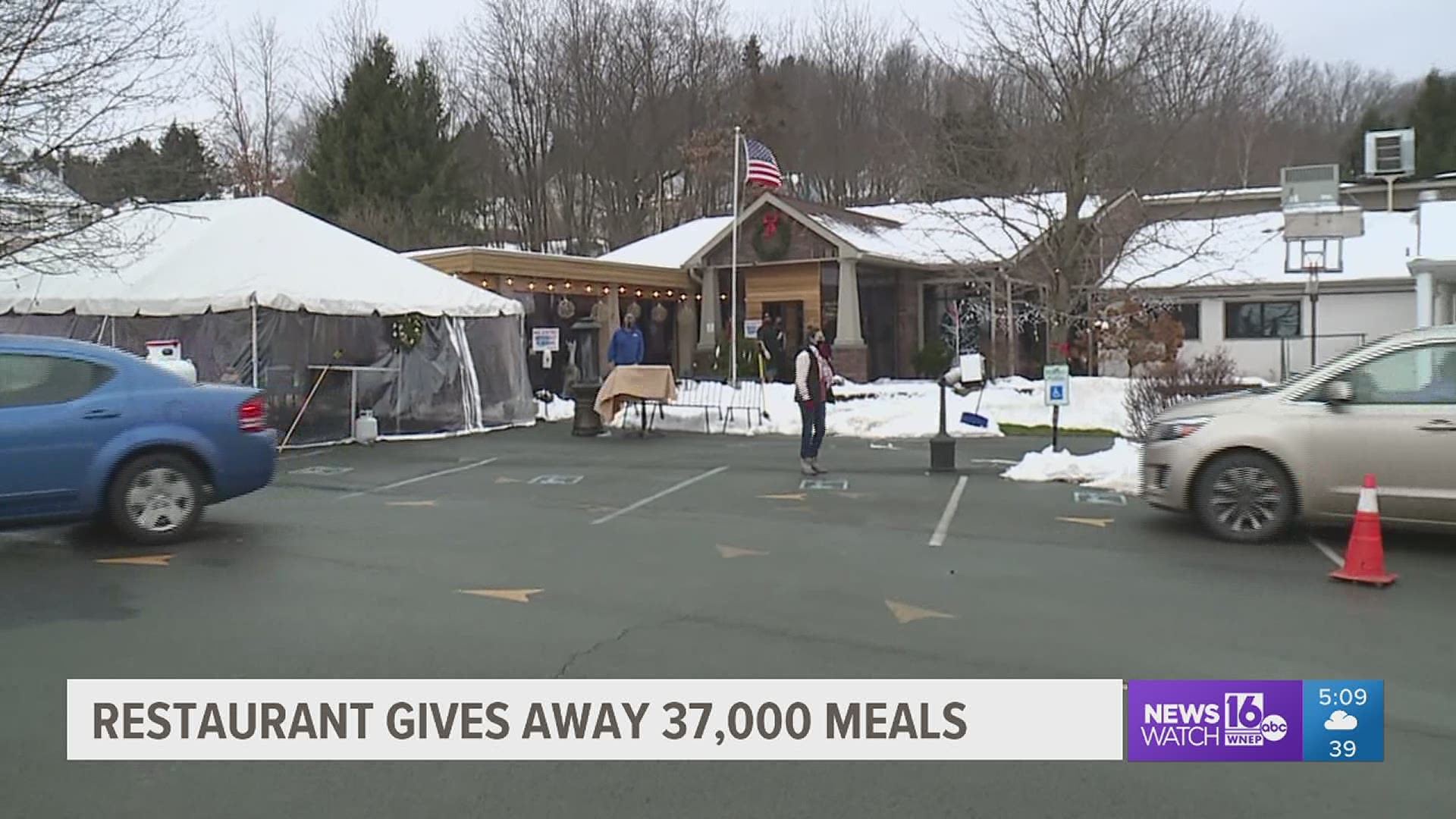 The owners of a restaurant in Lackawanna County the state shutdown has been tough, but they've managed to give away tens of thousands of free meals this year.