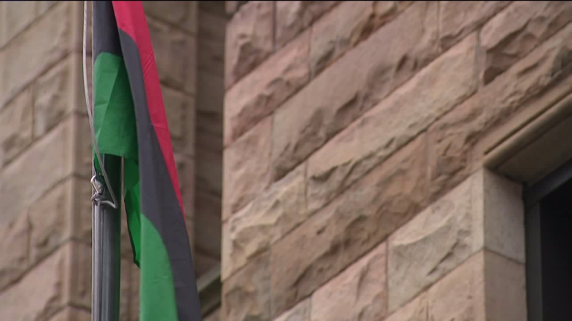 Flag Raised in Honor of Black History Month