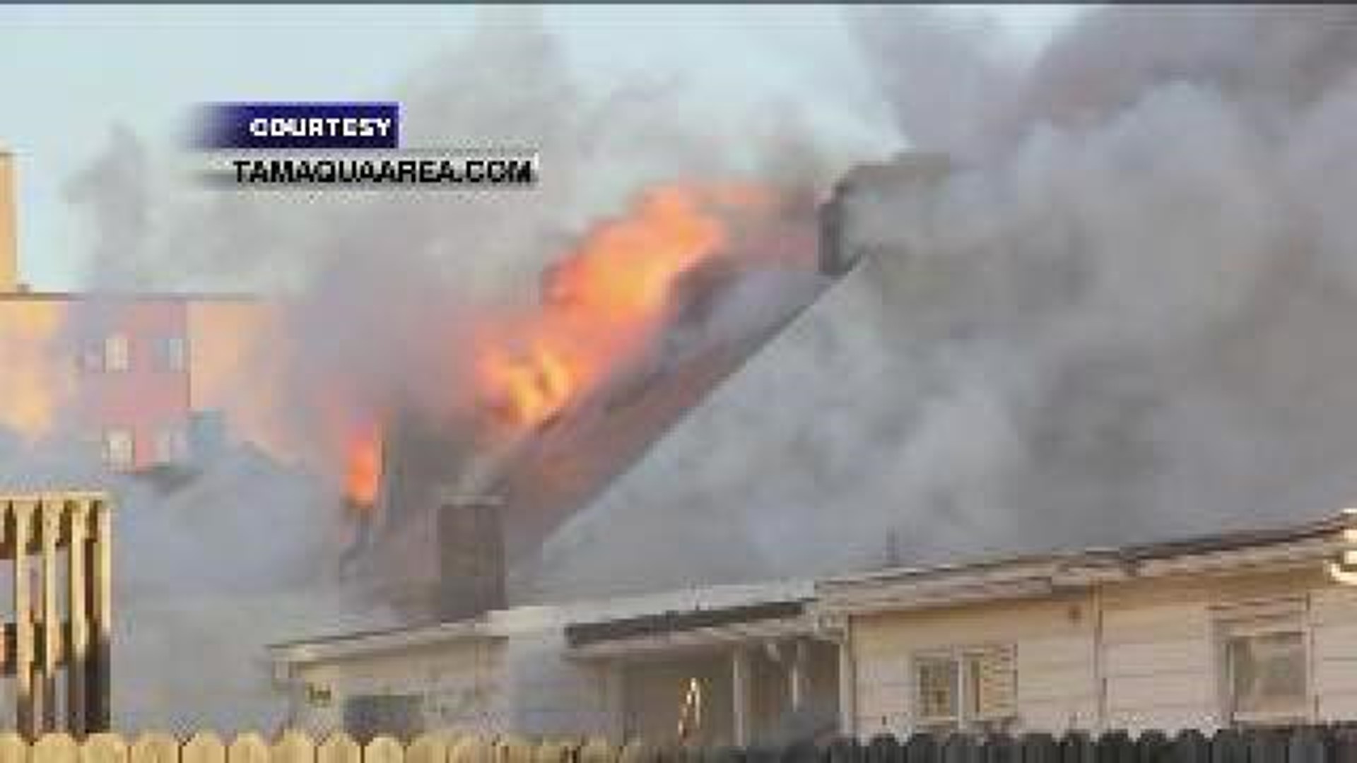 Crews Battle Blaze in Below Zero Temperatures