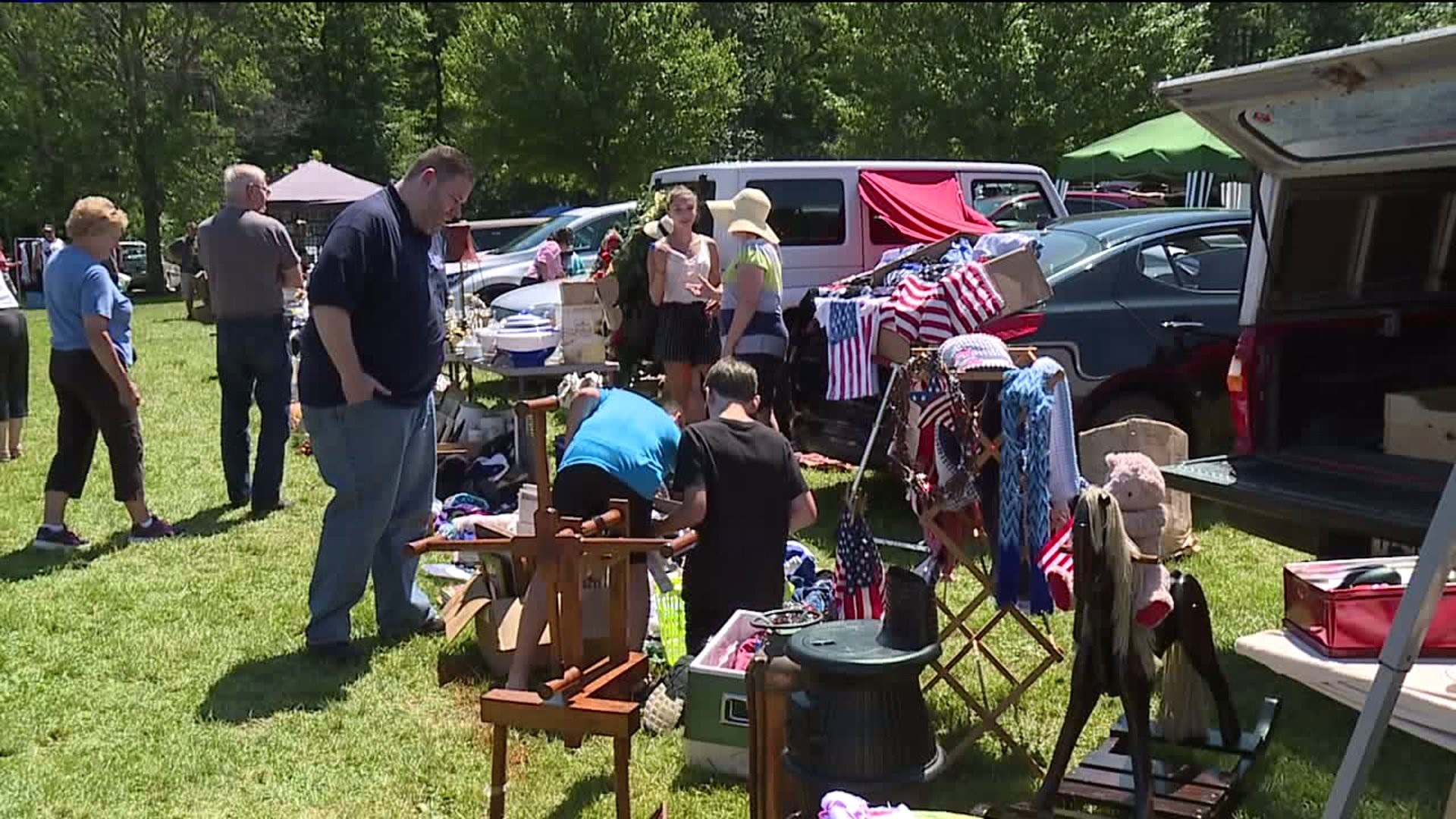Shopping at Flea Market Supports Lions Club