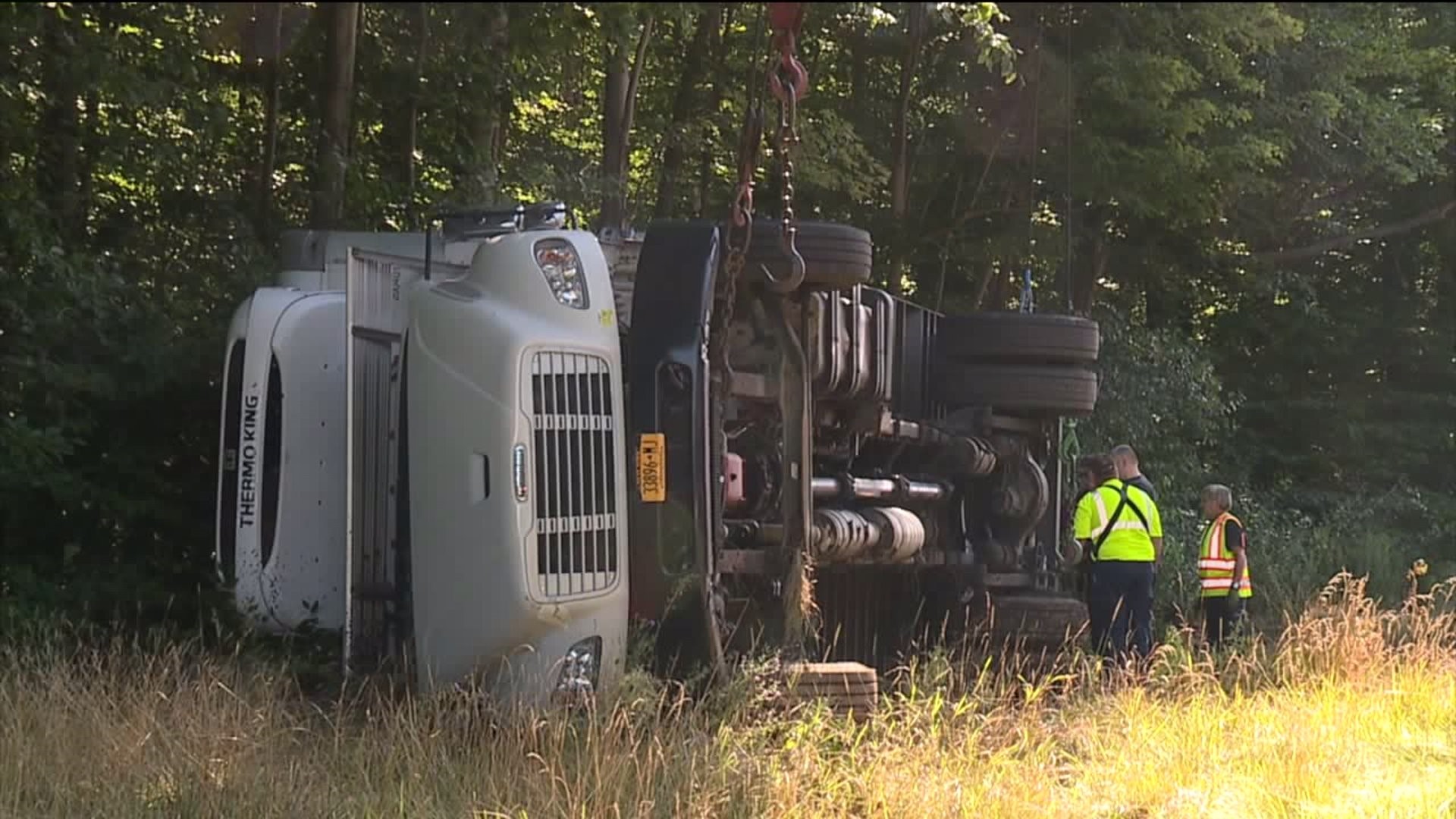 Truck Rollover Slows Traffic on Interstate 80