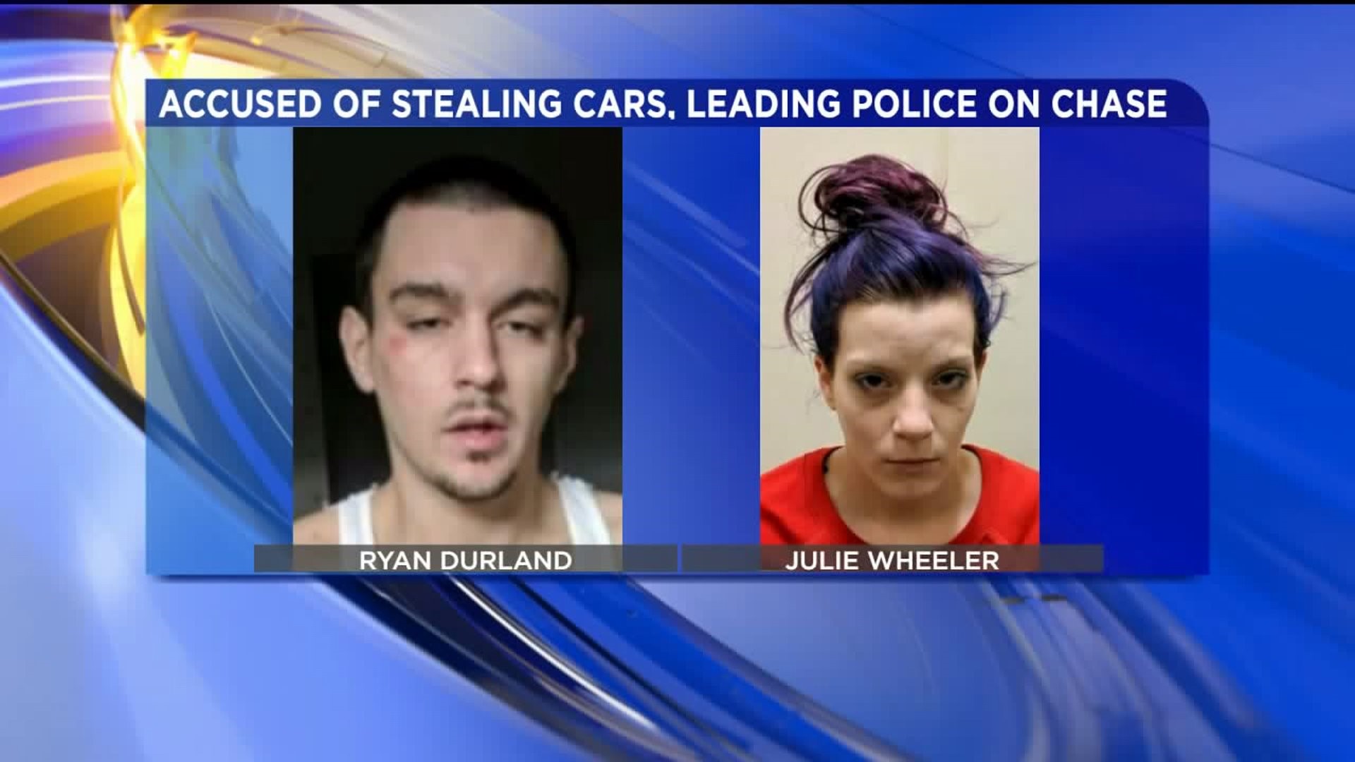Couple Busted After Vehicle Thefts, Police Chase