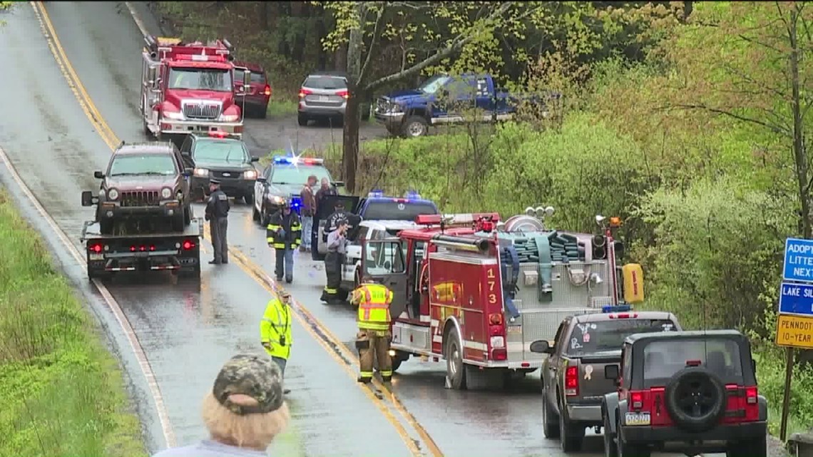 SUV Wrecks in Luzerne County