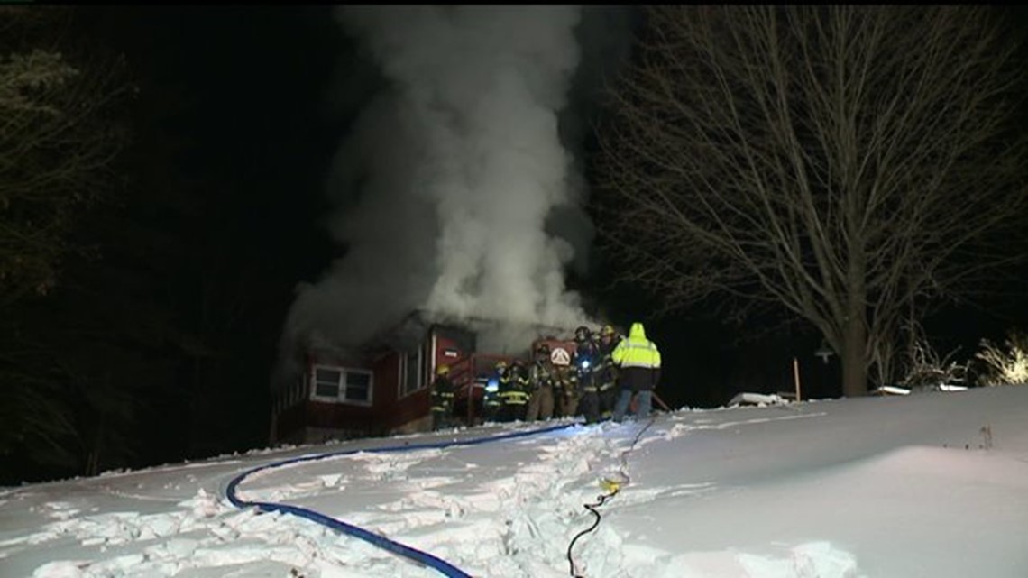 Firefighters Battle Smoky Fire | wnep.com