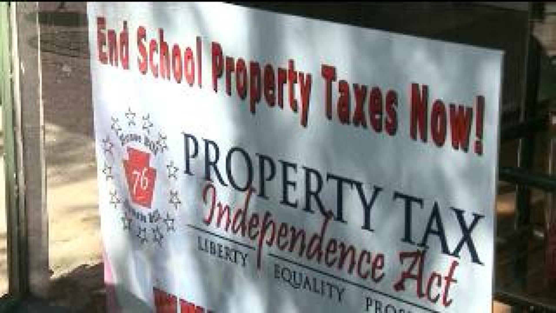 Voters Rally to End School Property Tax