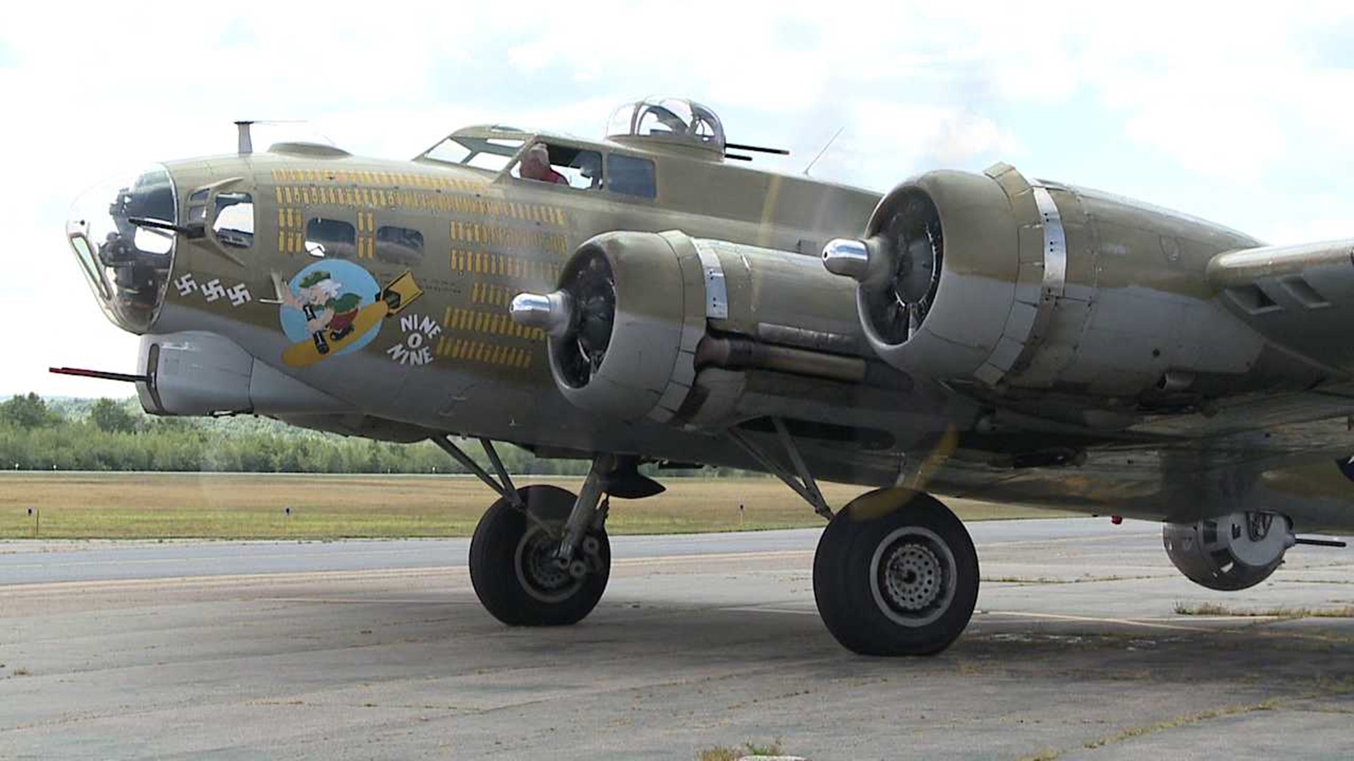 World War II Planes on Display in Luzerne County