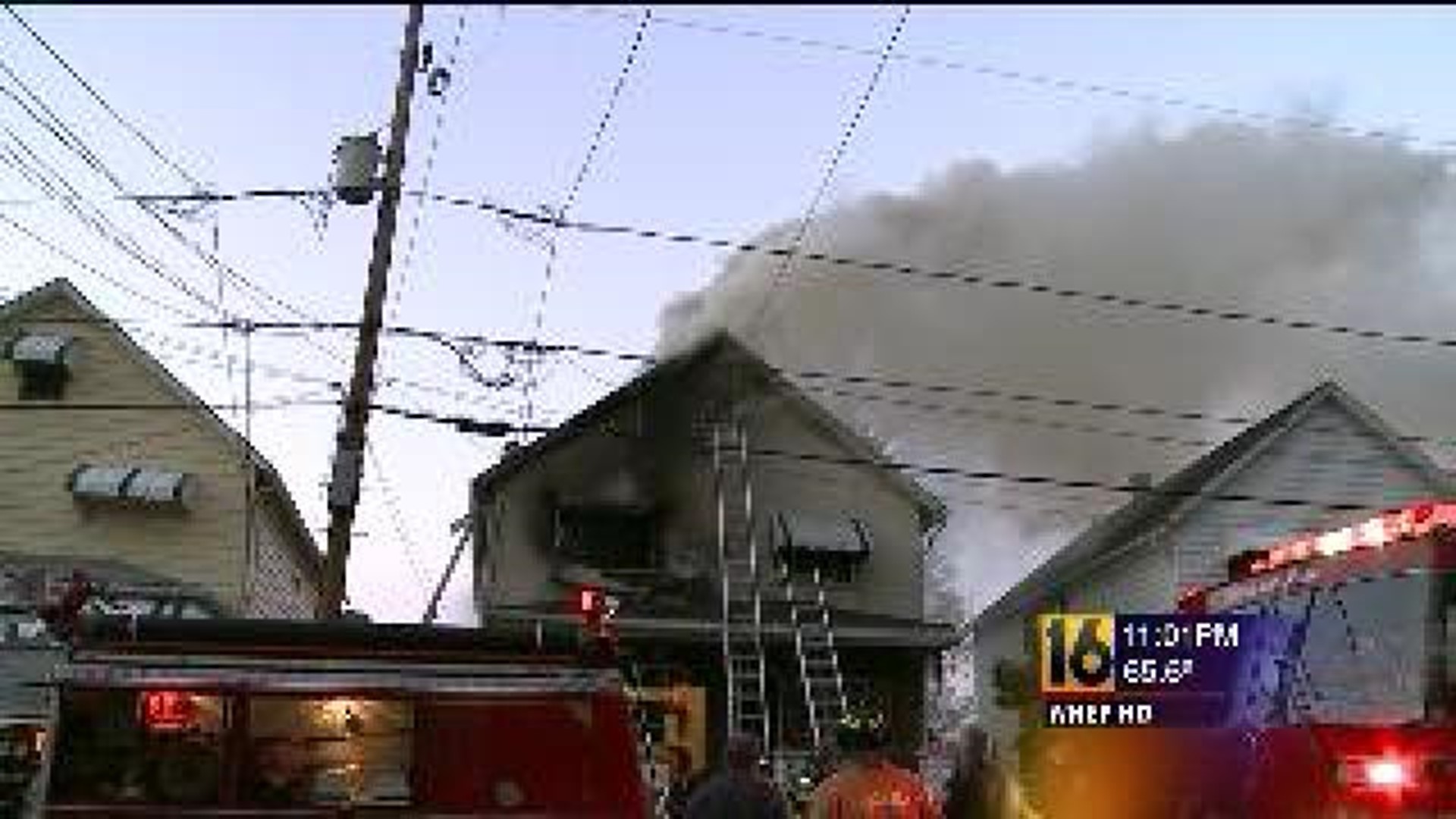 Fire Wrecks Double Block Home