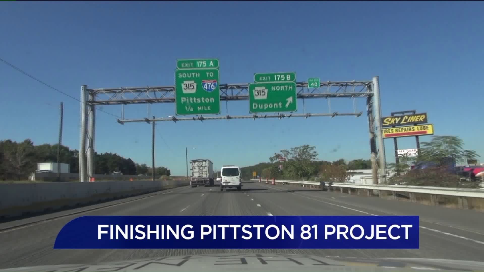 Last Step in Pittston I-81 Project
