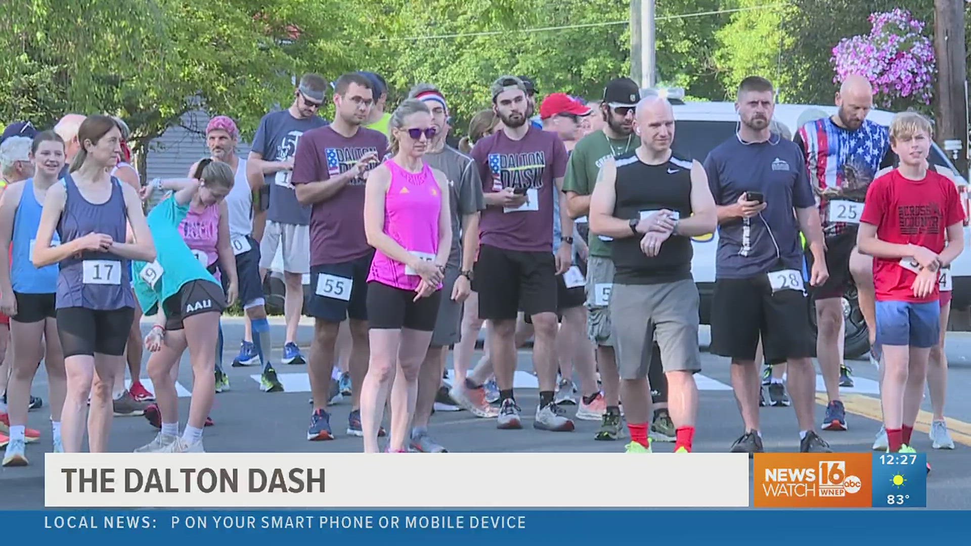 A five-mile run in Lackawanna County, to raise money for the community.