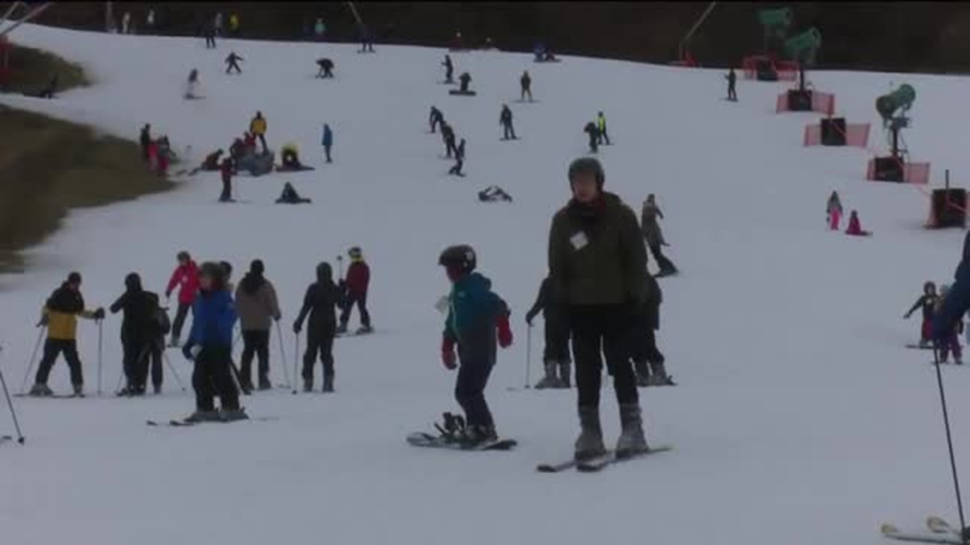 Young and Old Start the Year Off Skiing in Stroudsburg