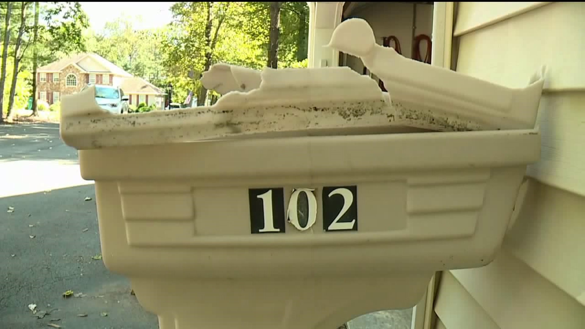 Vandals Blow up Mailboxes in the Poconos