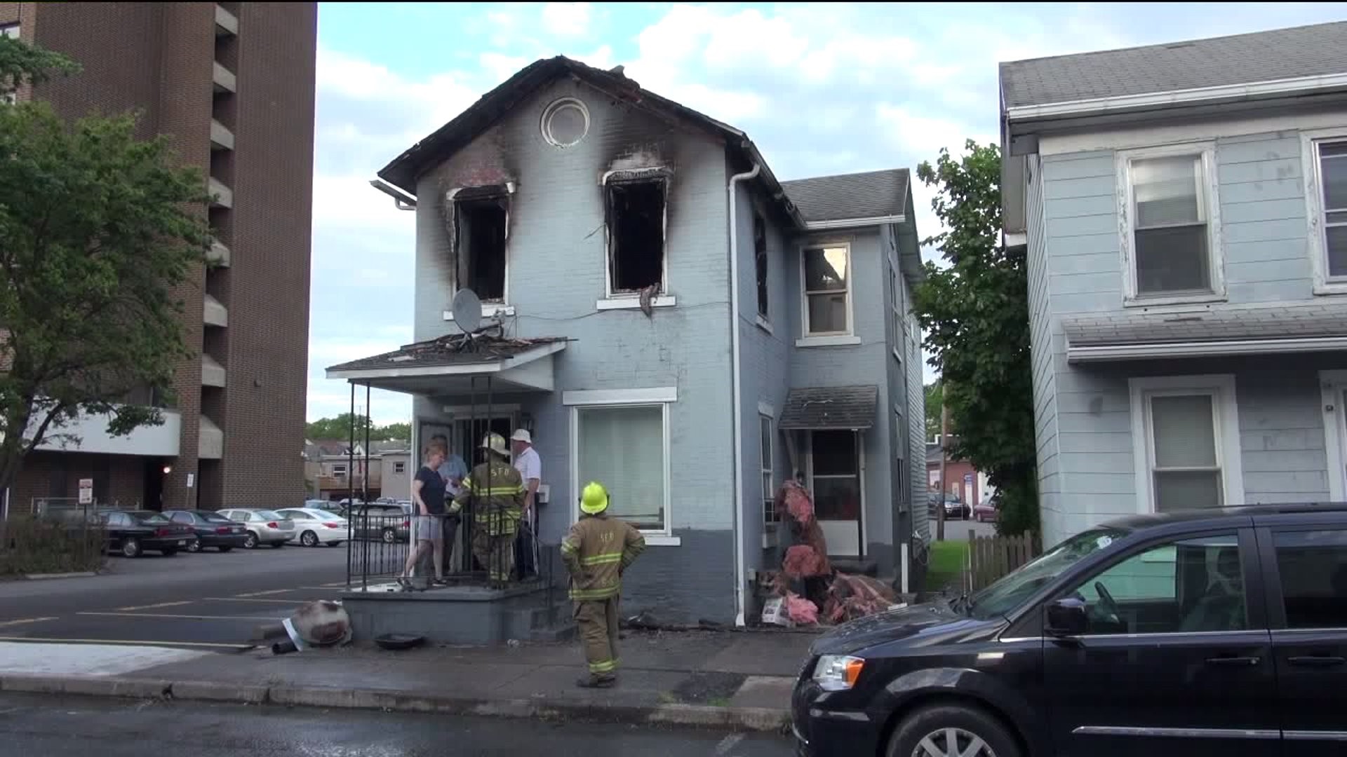 Flames Destroy Sunbury Home
