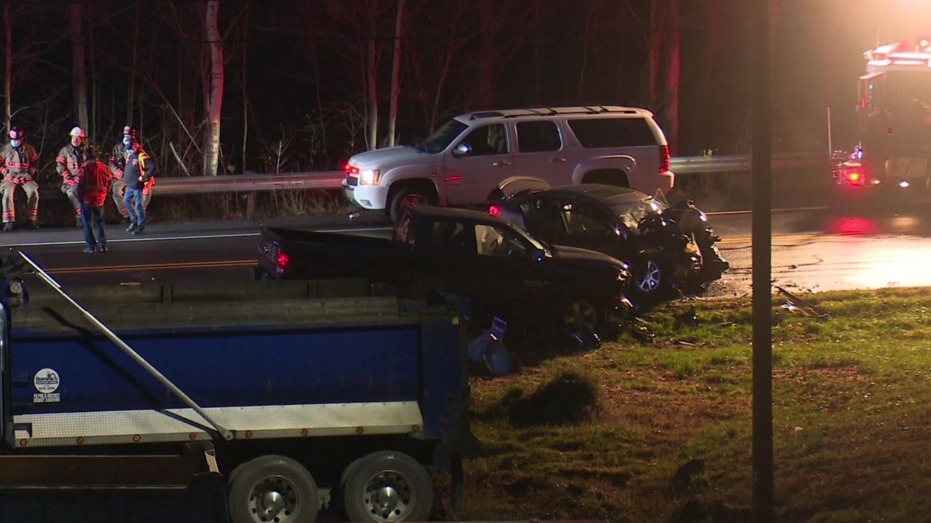 Route 309 near Noxen is closed after a deadly crash.