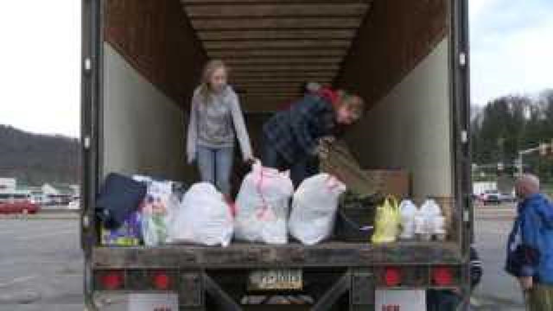 Collecting Donations for Sandy Victims