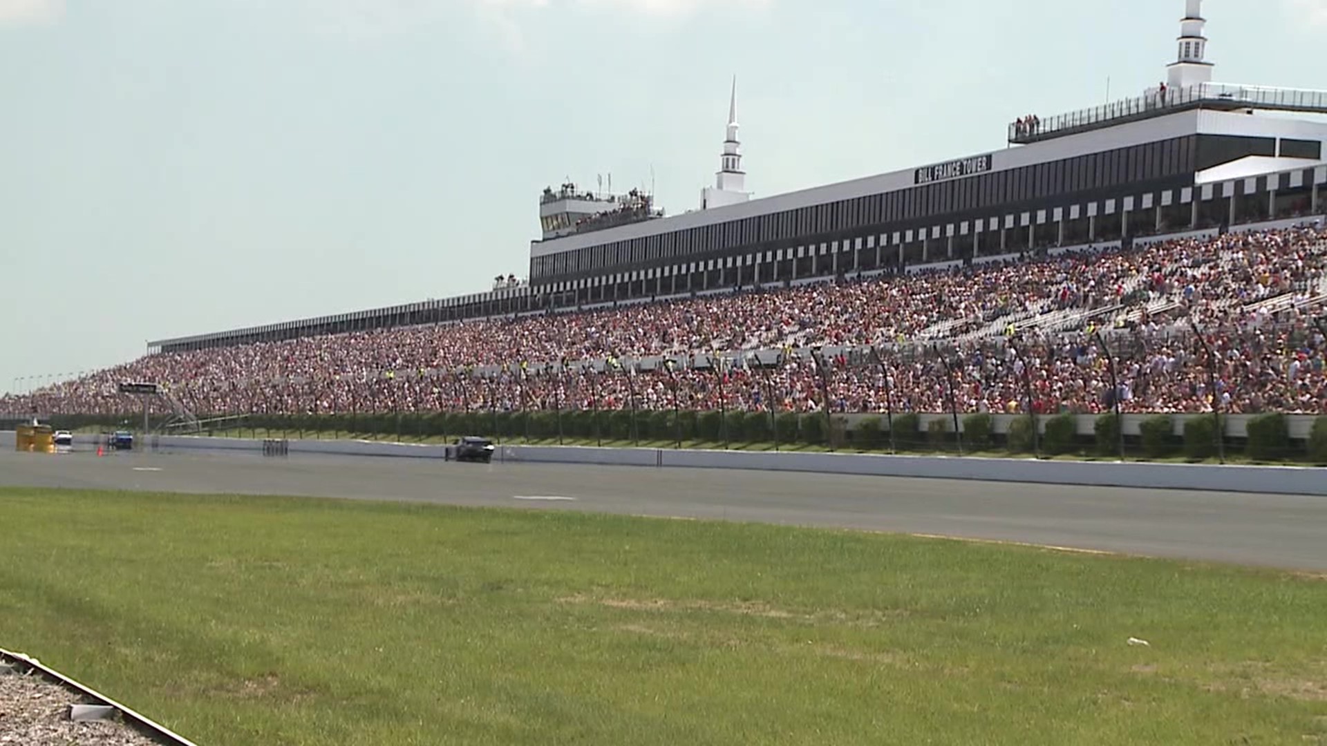 Fans will once again be allowed in the stands during this summer's NASCAR double-header at Pocono Raceway near Long Pond.