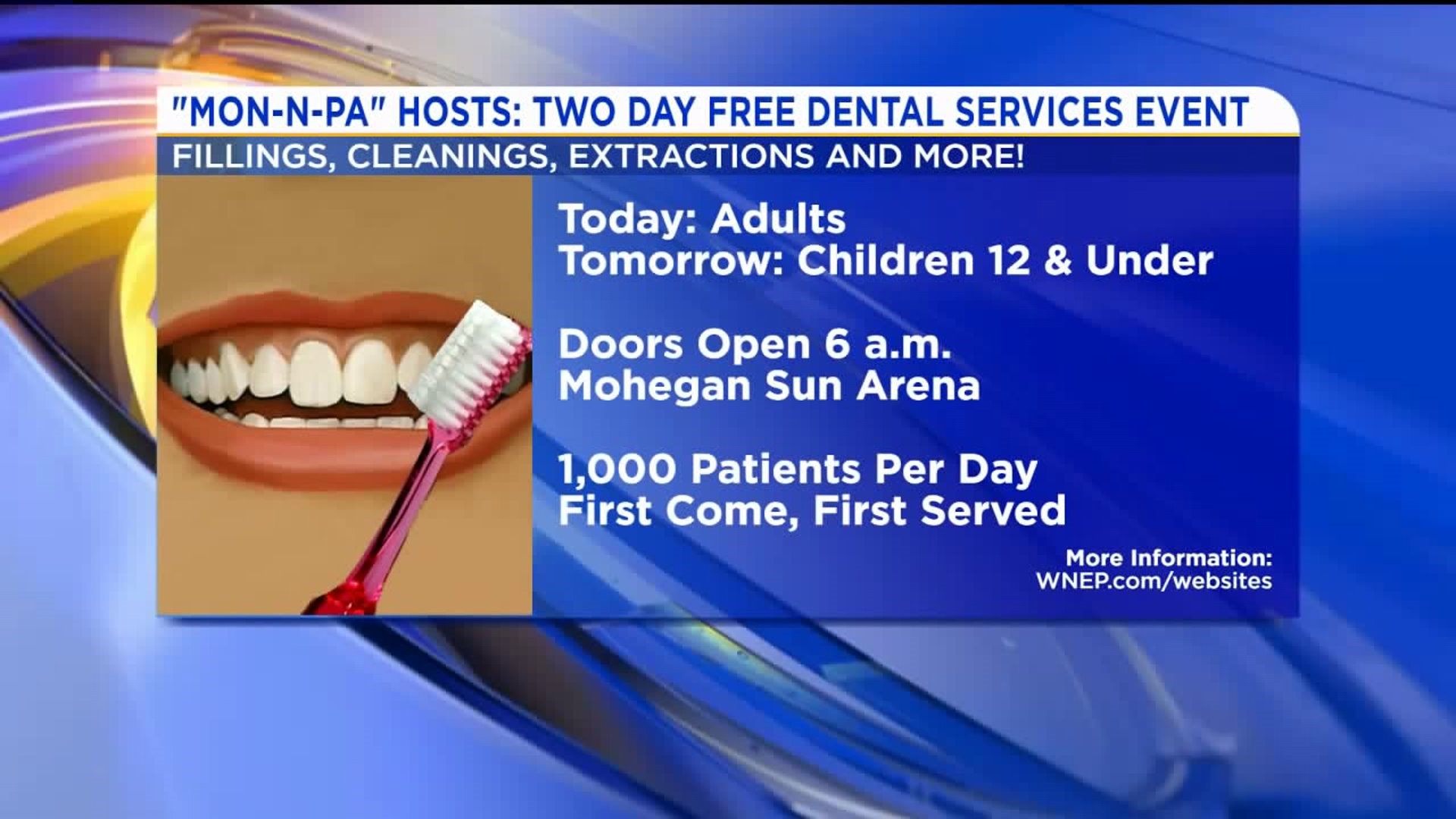 Free Dental Care this Weekend Near Wilkes-Barre