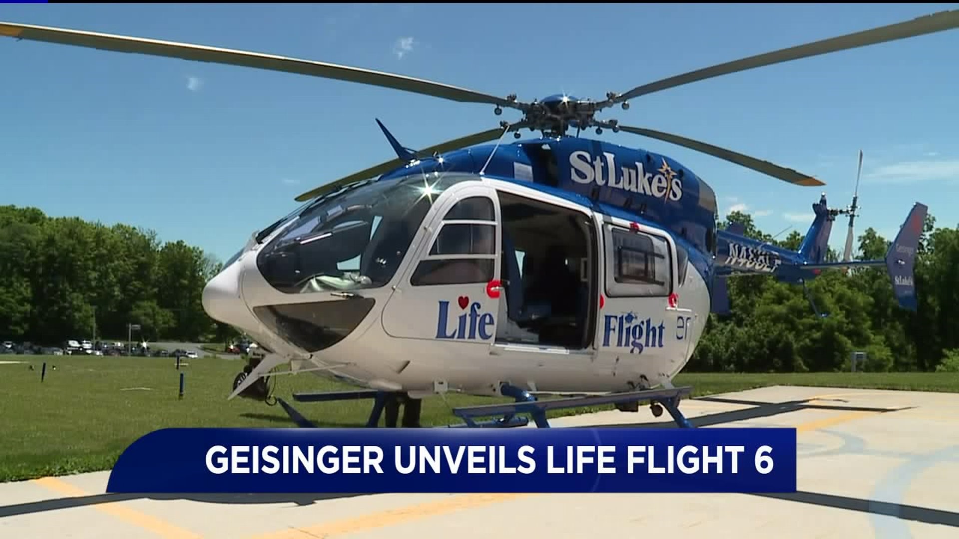 Geisinger Unveils New Life Flight Helicopter