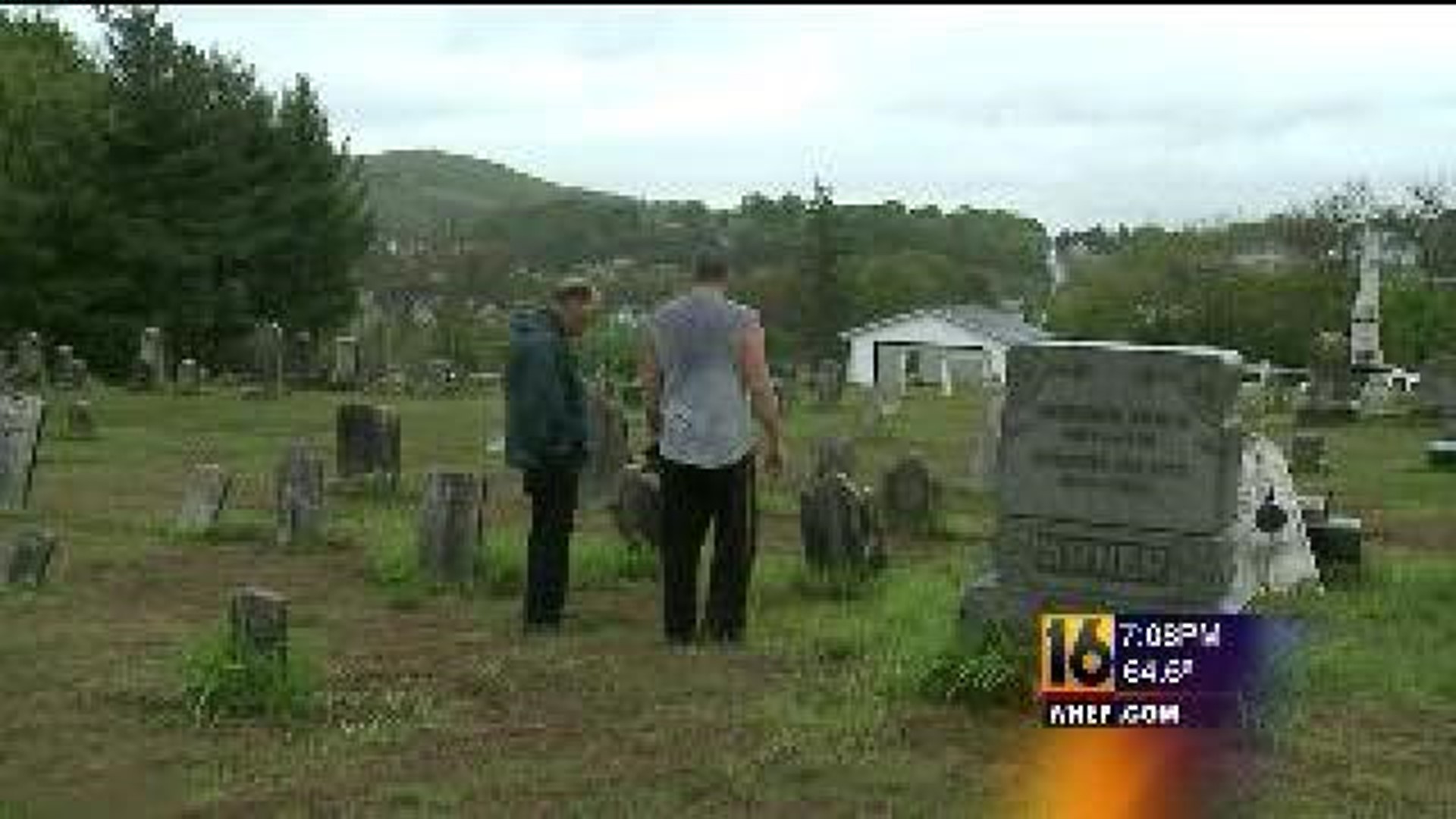 Historic Cemetery Under Repair