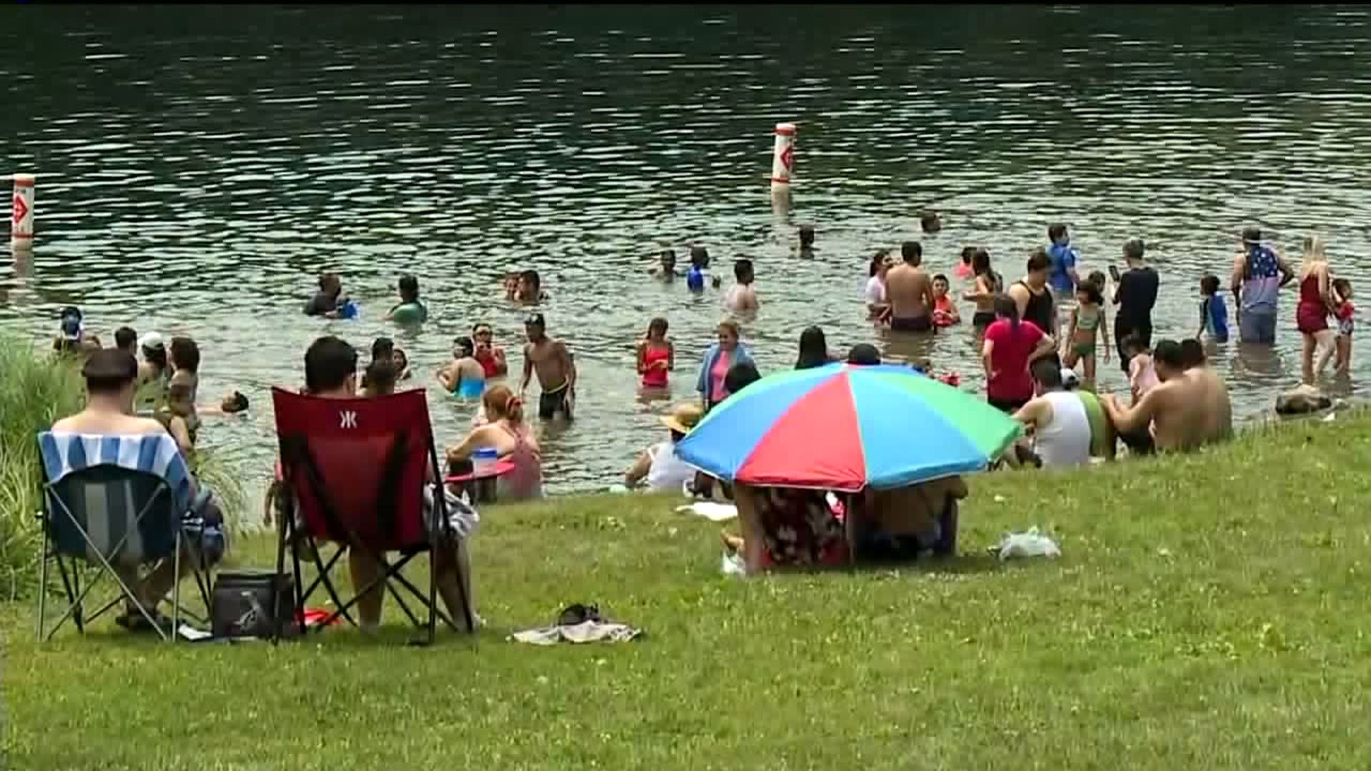 Smithfield Beach Popular on the Fourth of July