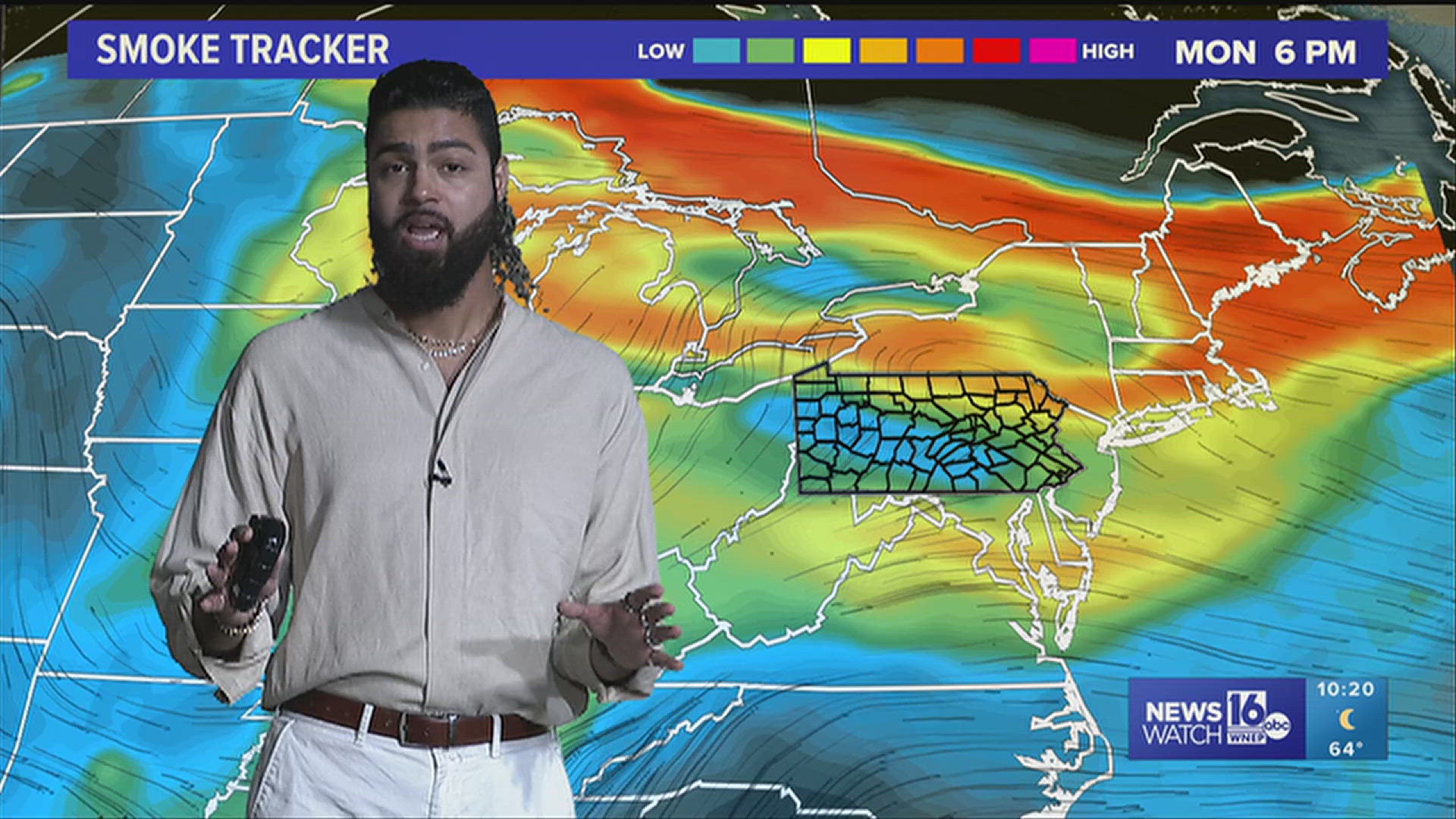 10PM Update: Hazy skies take over as wildfire smoke from Canada returns ...