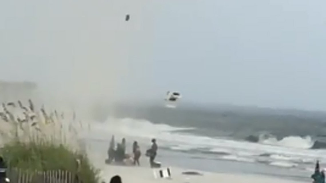 Video Shows Waterspout Make Landfall, Tornado in Myrtle Beach