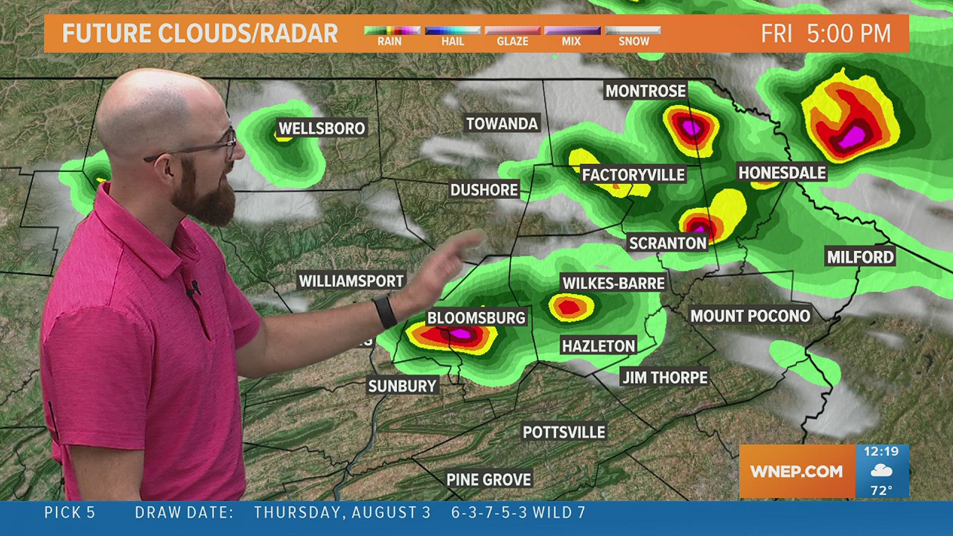 Tracking Friday afternoon storms