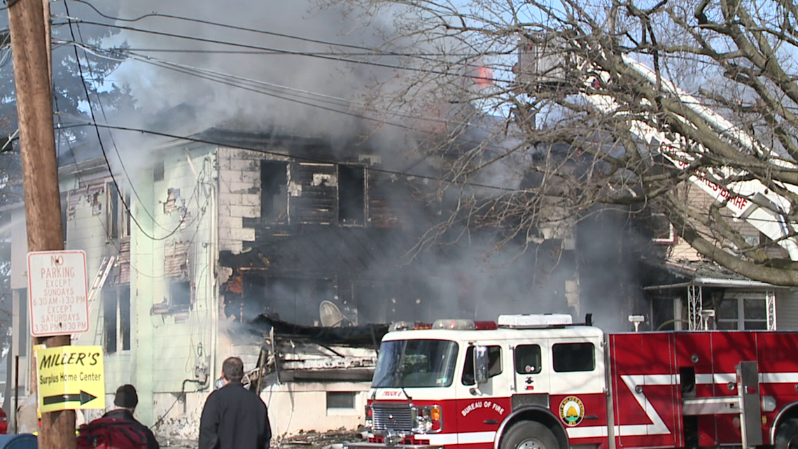 Two homes destroyed, nine displaced in WilkesBarre fire