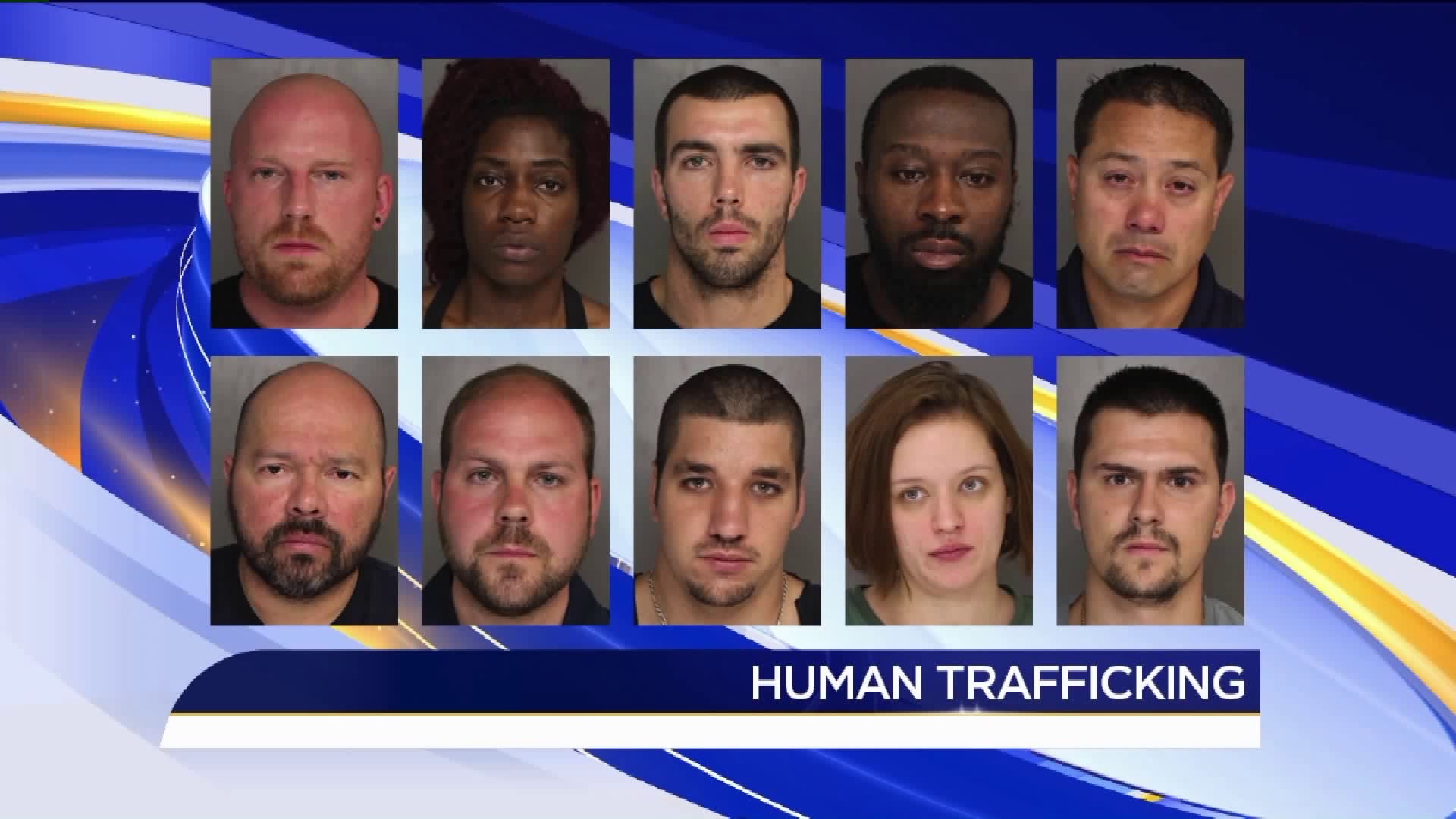 10 Arrested in Connection to Human Trafficking in the Poconos