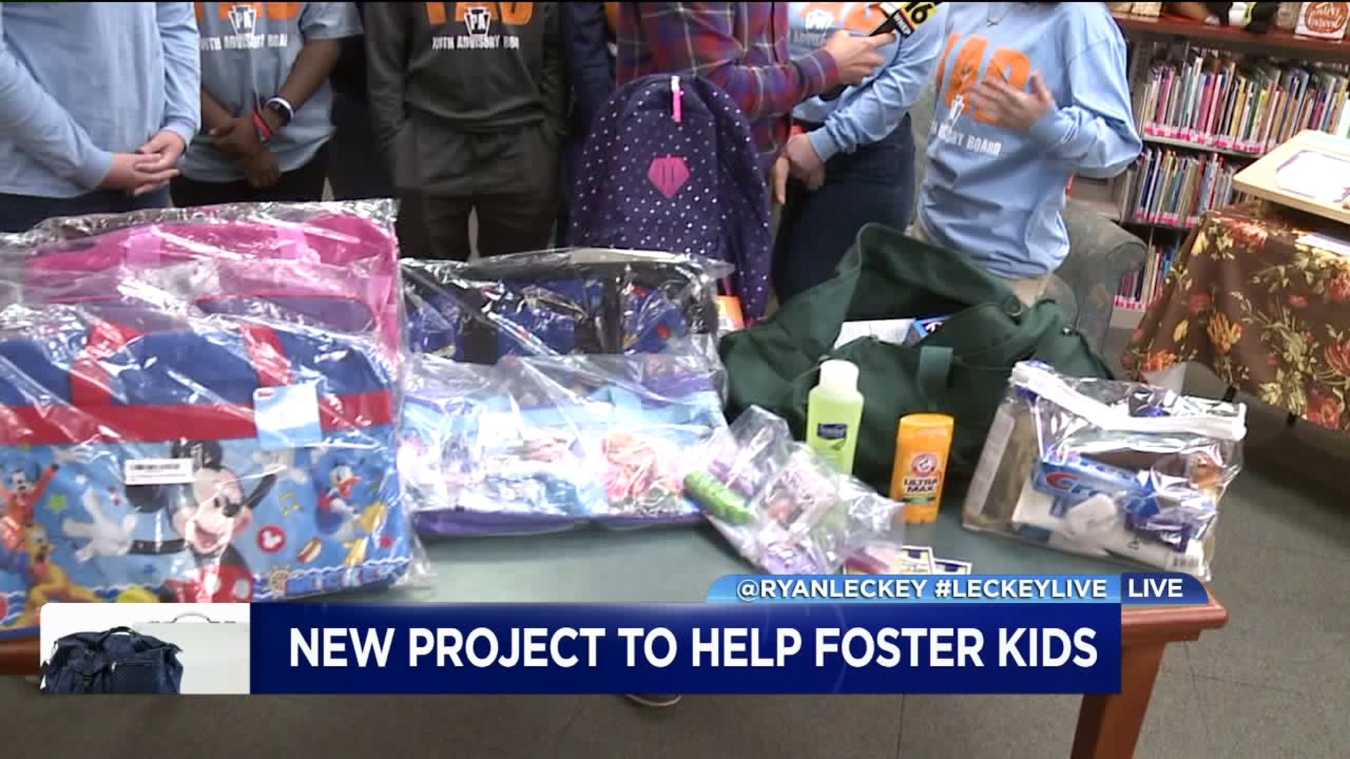 Packing a Bag of Hope: New Project to Help Area Foster Kids